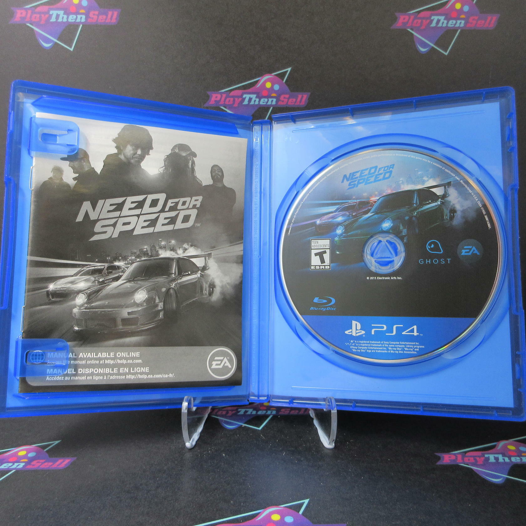 Need for Speed PS4 PlayStation 4 AD Complete CIB - Very Good