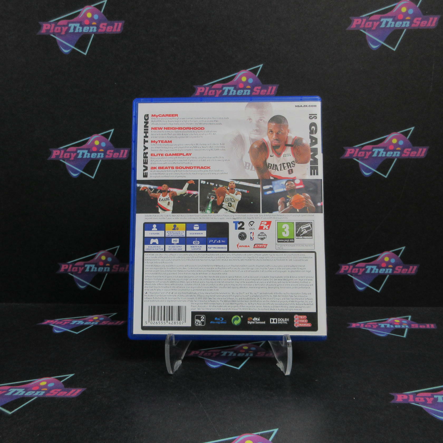 NBA 2K21 PS4 PlayStation 4 PAL AD Complete CIB - Very Good