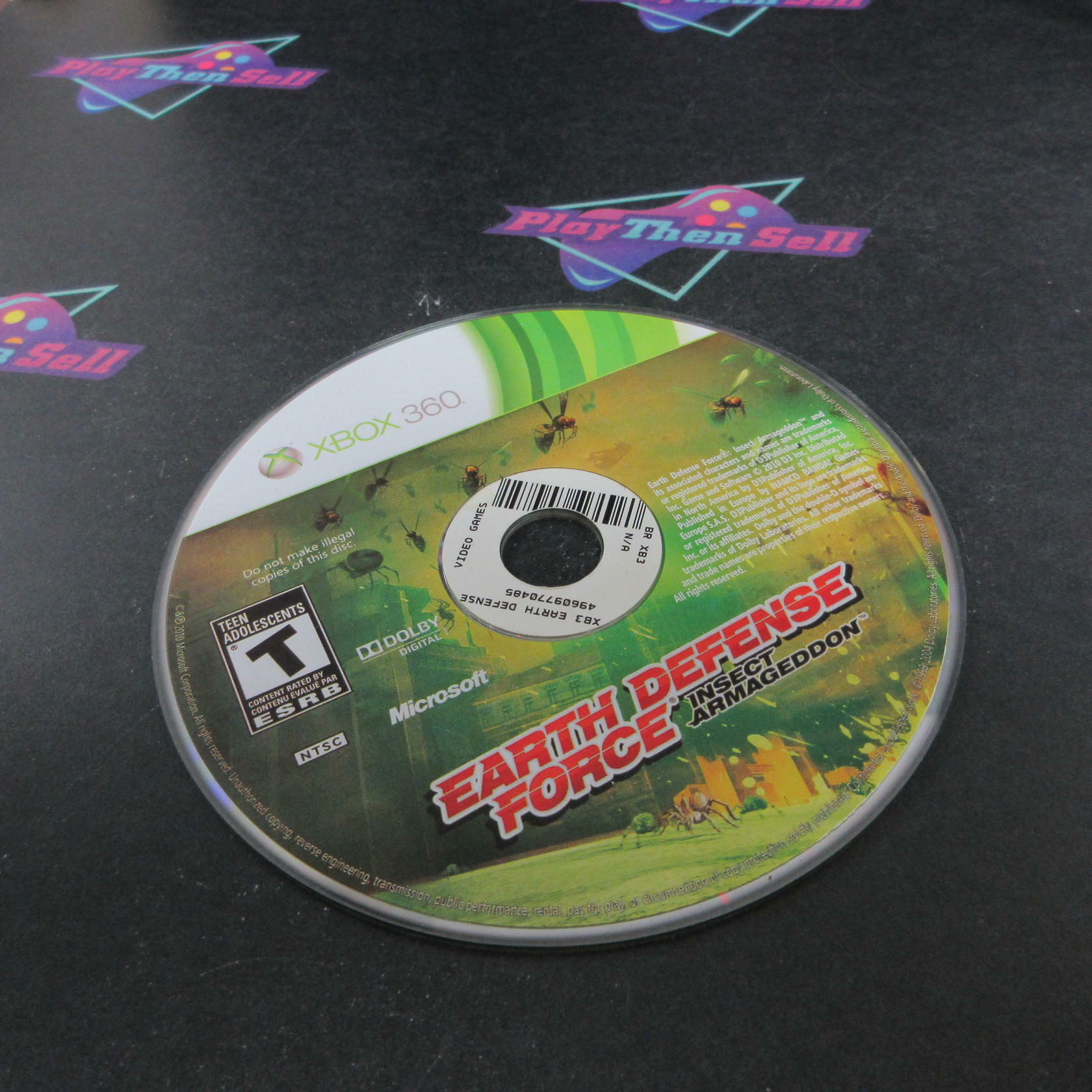 Earth Defense Force Insect Armageddon Xbox 360 DD/NM - Very Good