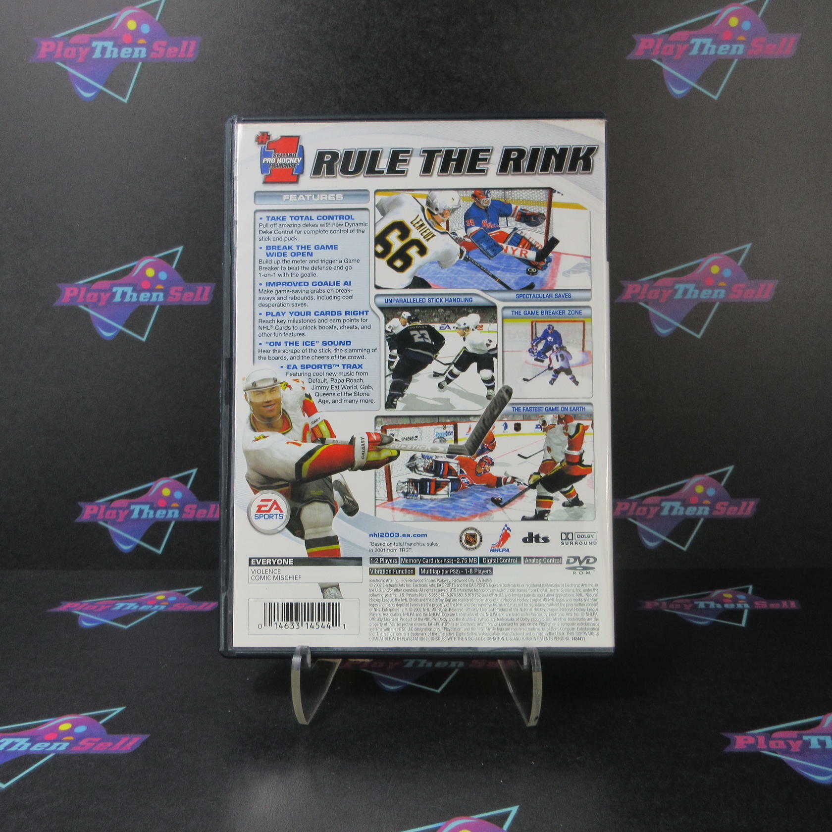 NHL 2003 PS2 PlayStation 2 AD Complete CIB - Very Good