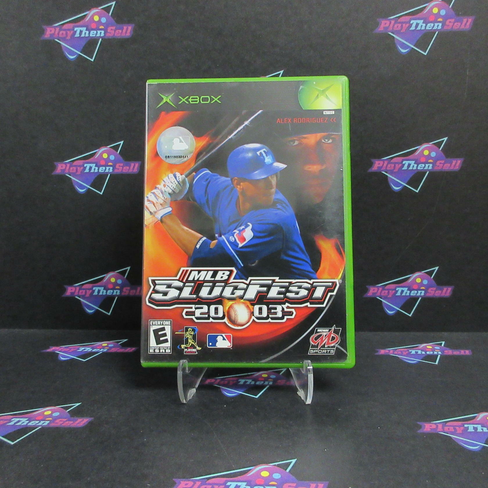MLB Slugfest 2003 Xbox MD Complete CIB - Very Good