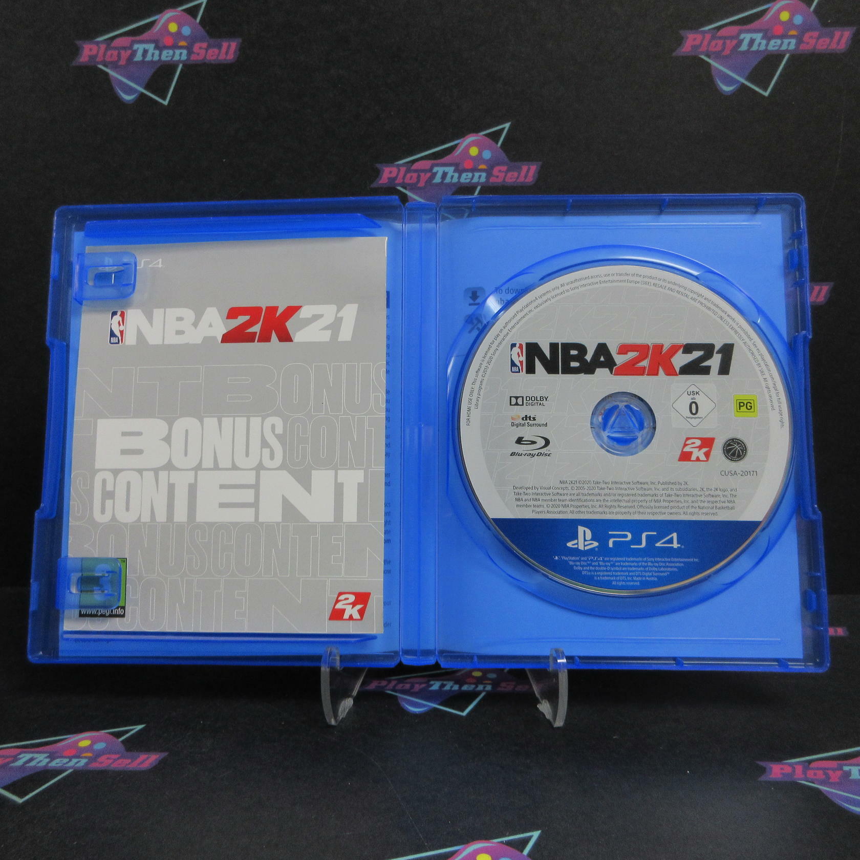 NBA 2K21 PS4 PlayStation 4 PAL AD Complete CIB - Very Good