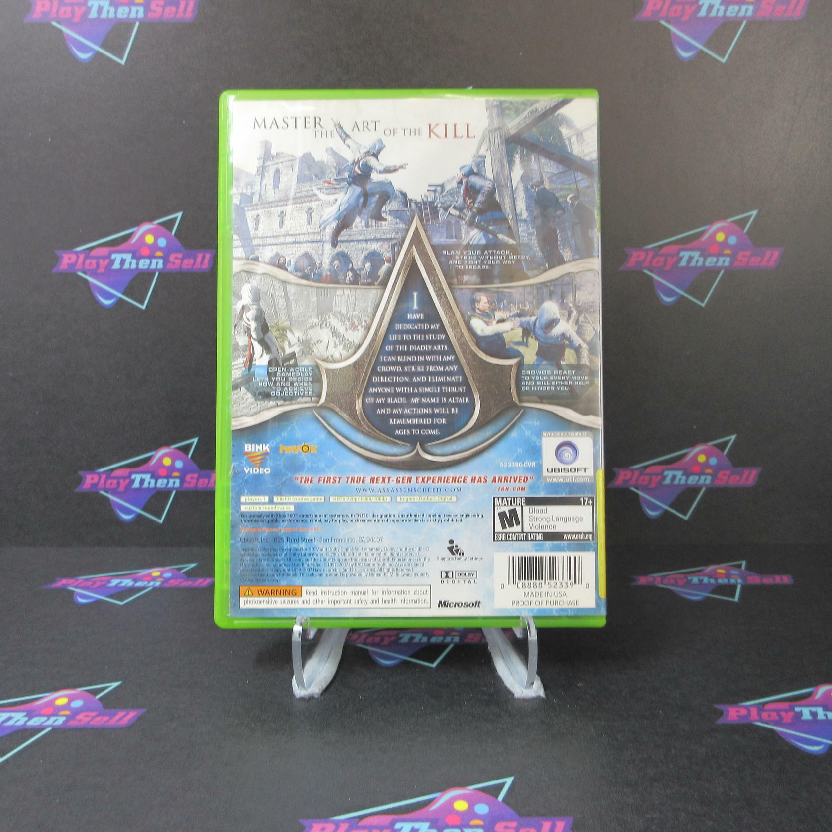 Assassin's Creed Xbox 360 AD Complete CIB - Very Good