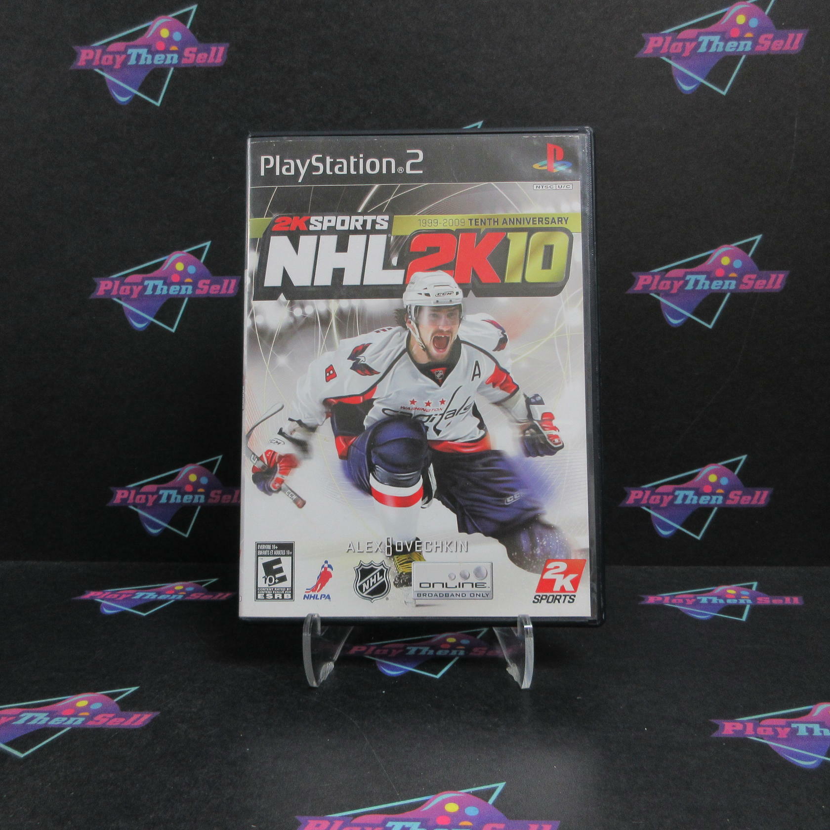 NHL 2K10 PS2 PlayStation 2 MD Complete CIB - Very Good