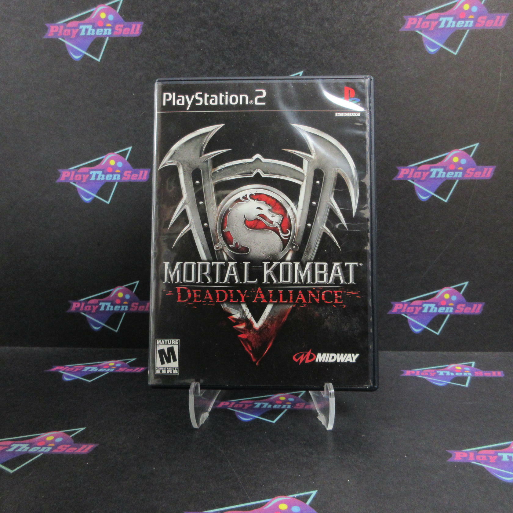 Mortal Kombat Deadly Alliance PS2 PlayStation 2 MD + Reg Card Complete CIB - Very Good