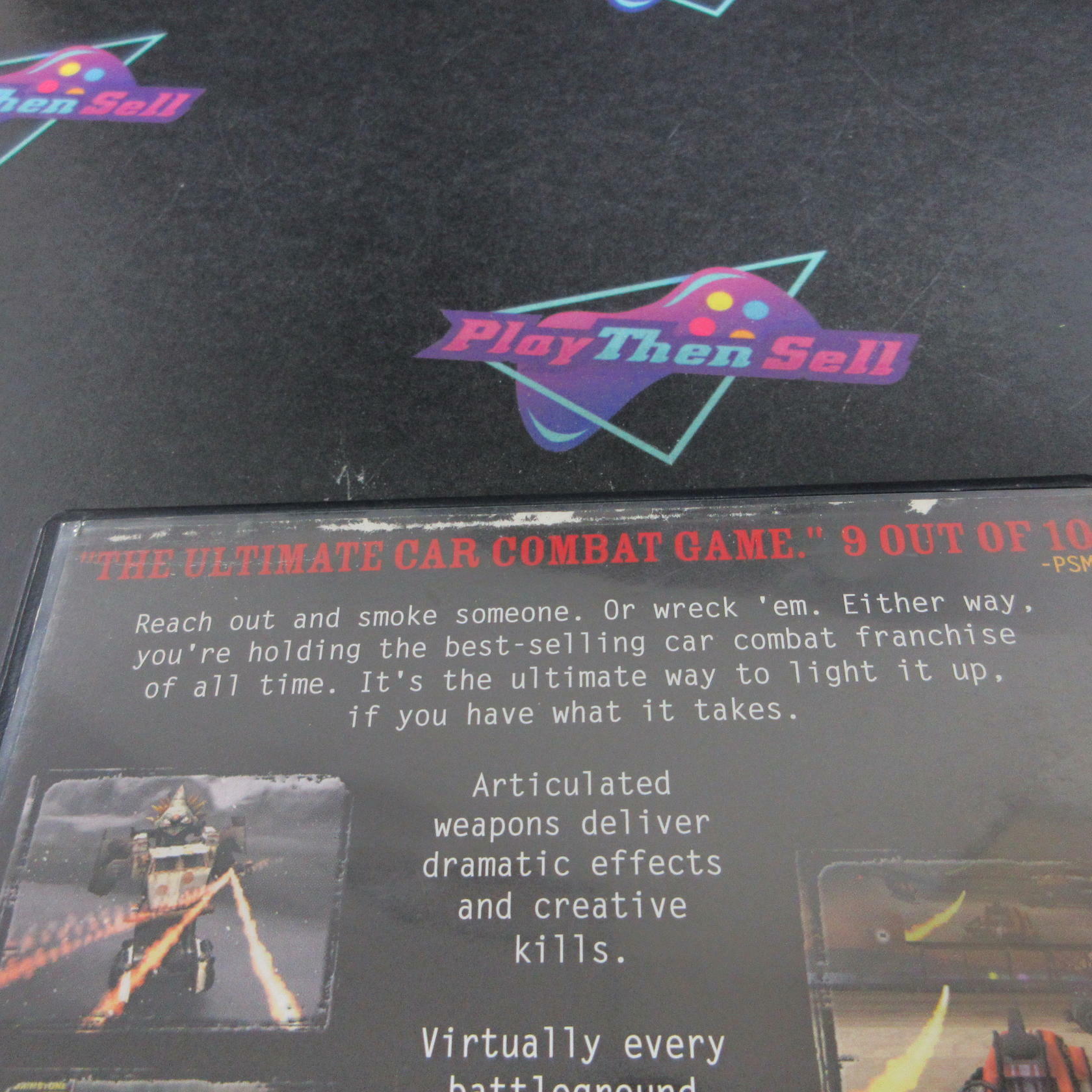 Twisted Metal Black PS2 PlayStation 2 GH AD + Reg Card / Bonus Disc Complete CIB - Very Good