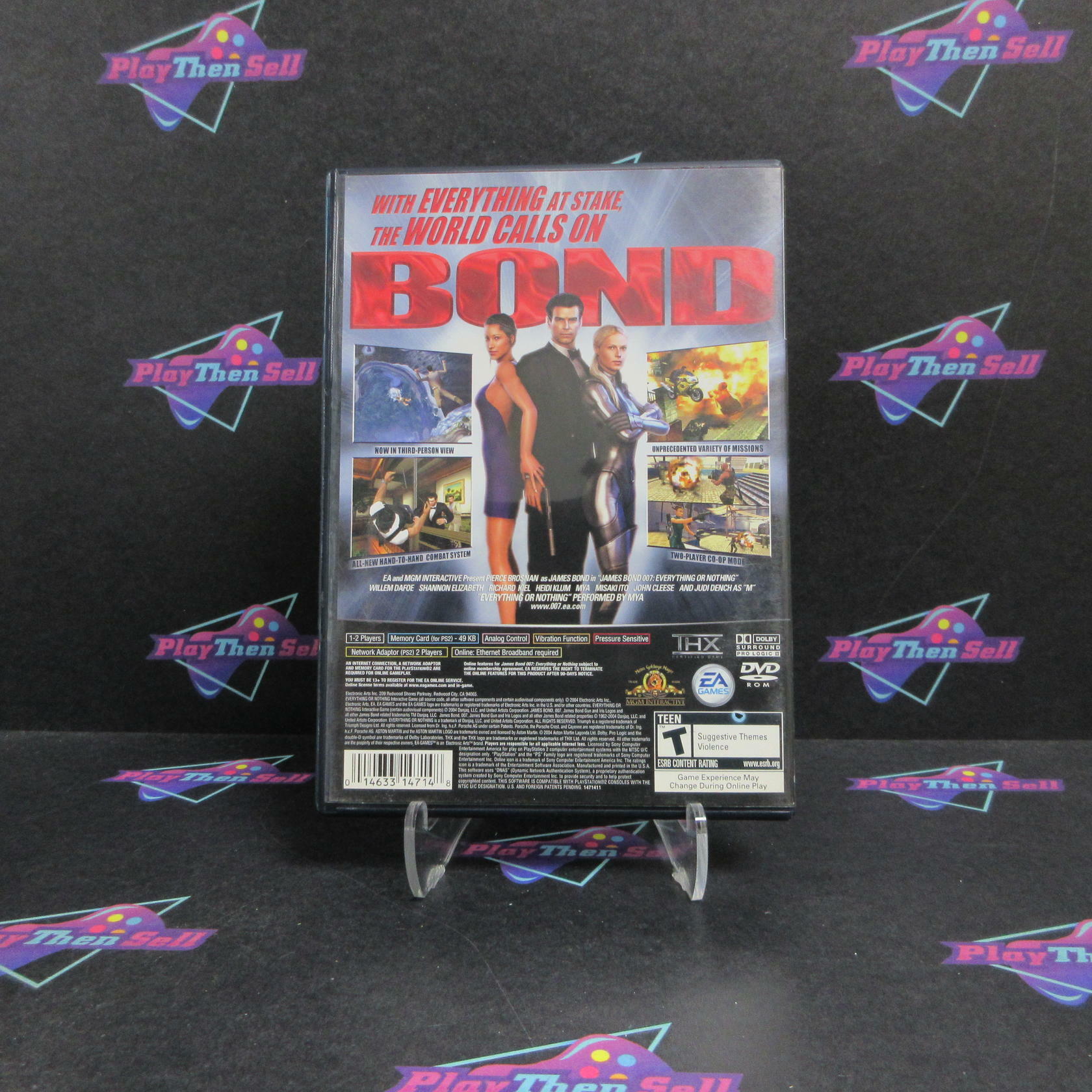 James Bond 007 Everything or Nothing PS2 PlayStation 2 AD/NM - Very Good