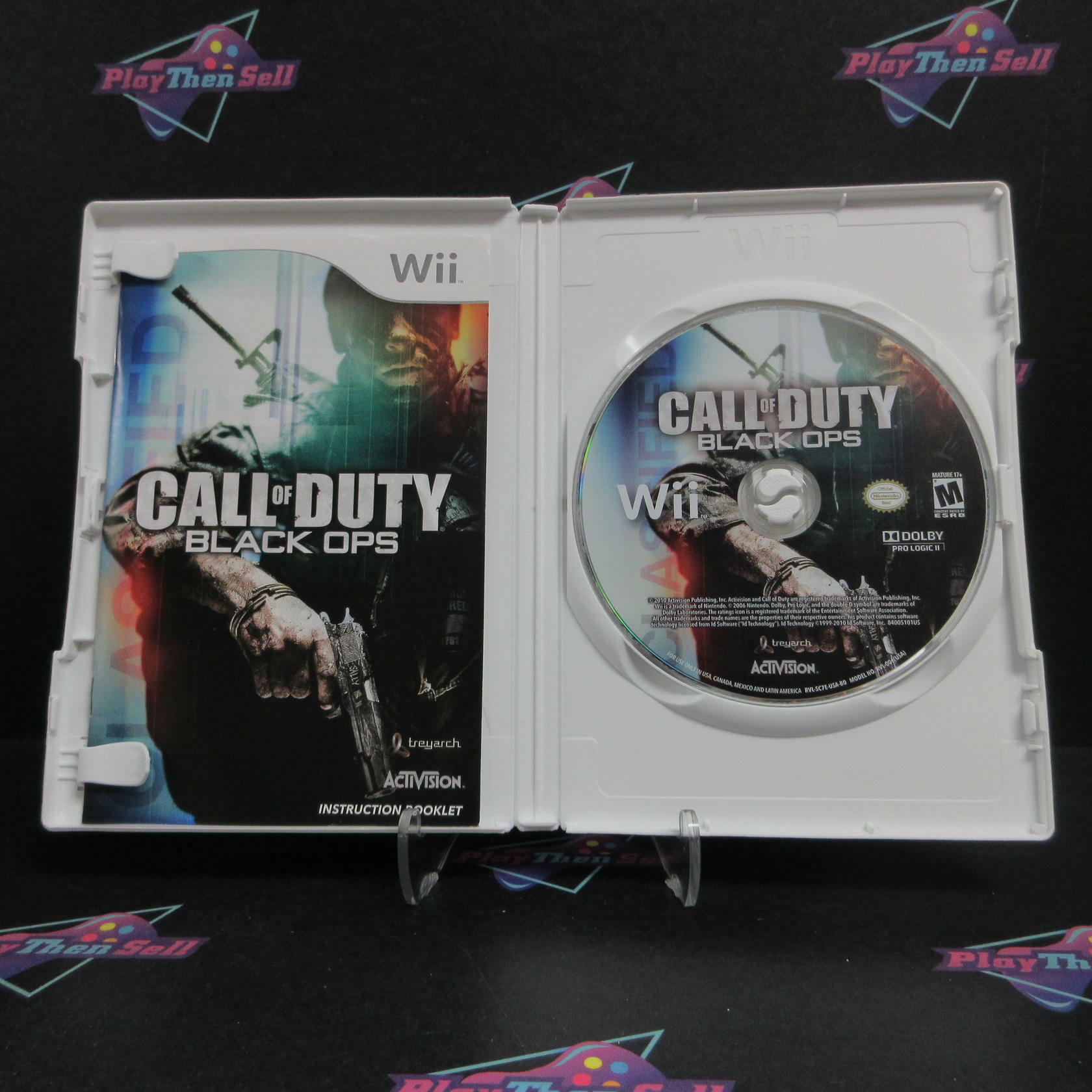 Call of Duty Black Ops Nintendo Wii AD Complete CIB - Very Good