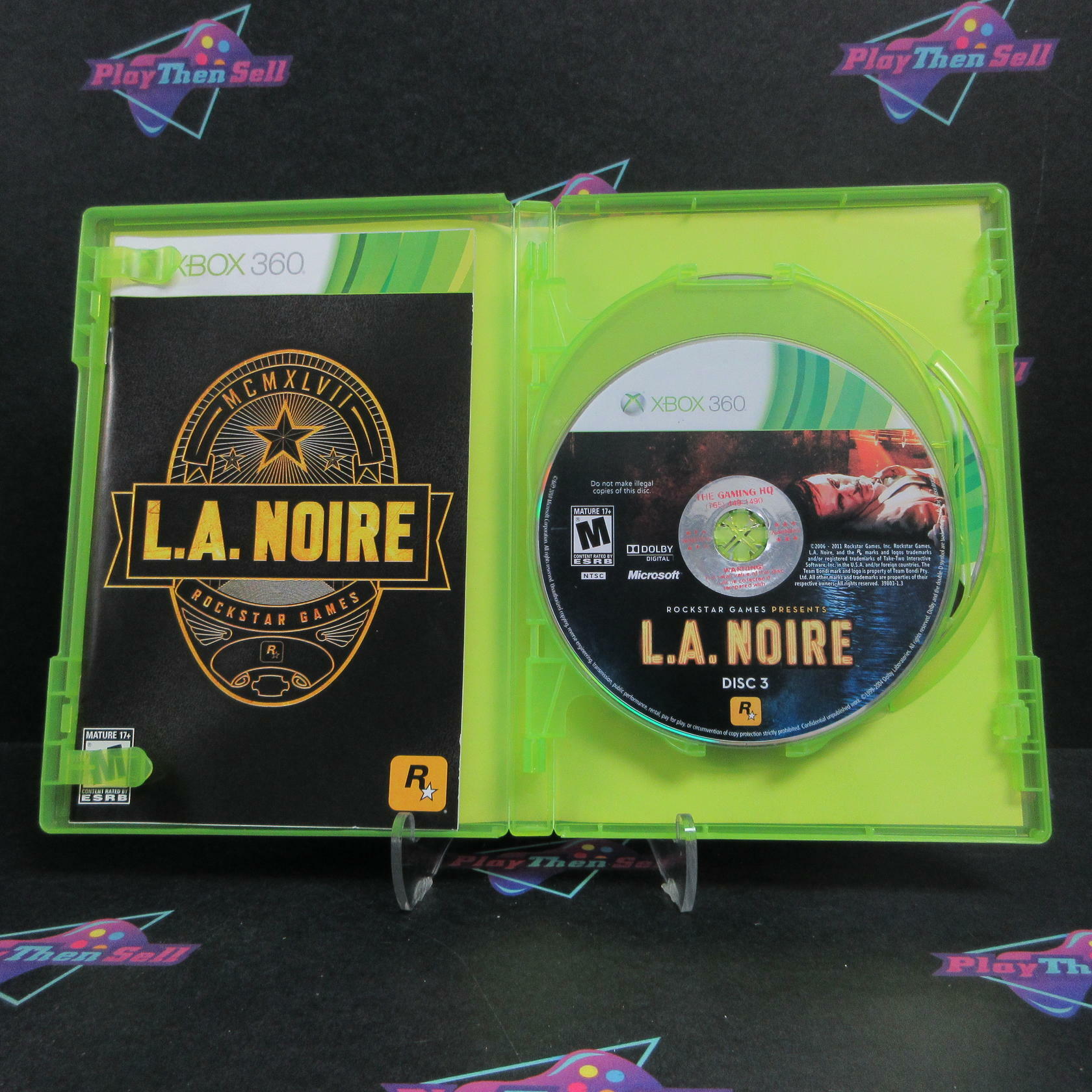 L.A. Noire Xbox 360 DD Complete CIB - Very Good