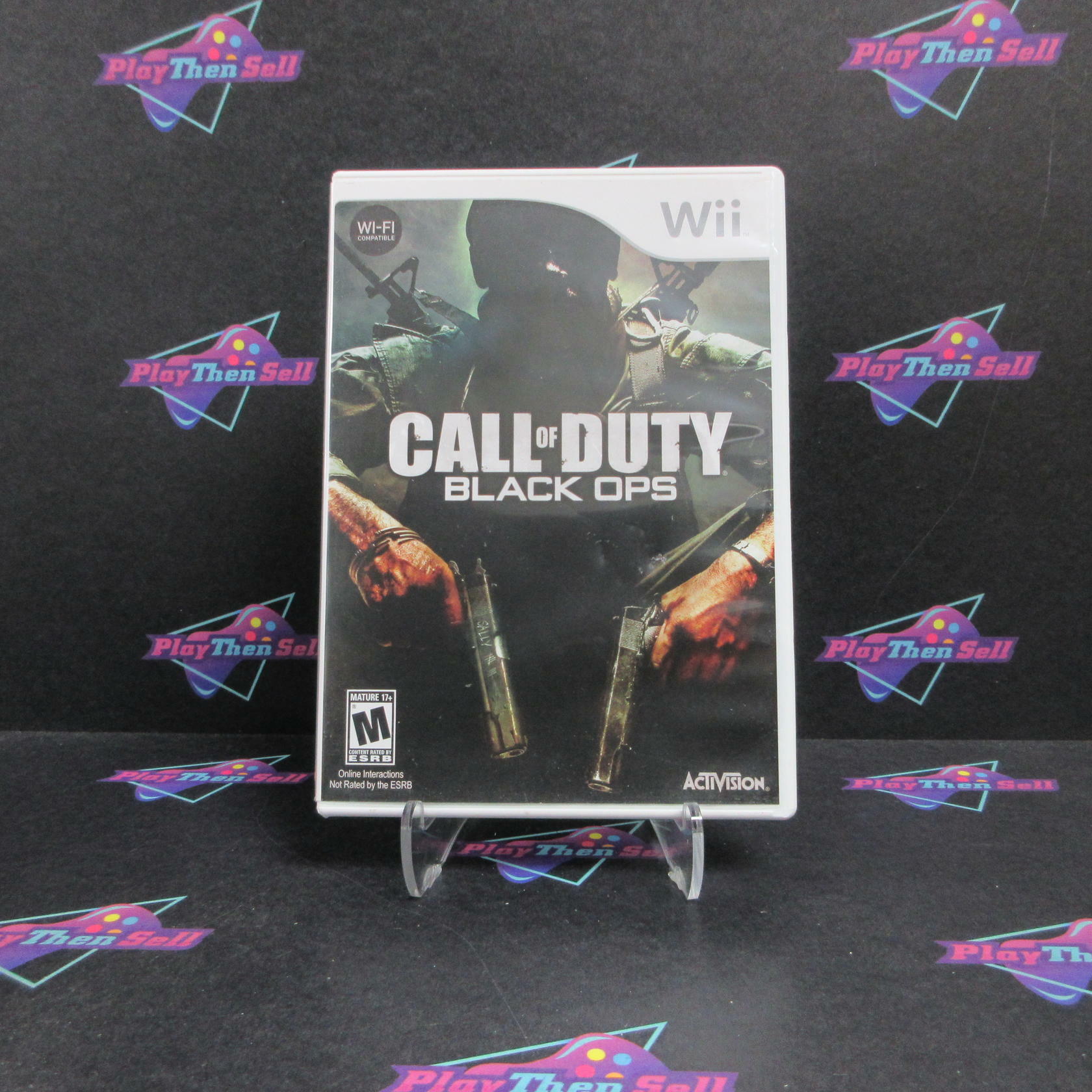 Call of Duty Black Ops Nintendo Wii AD Complete CIB - Very Good