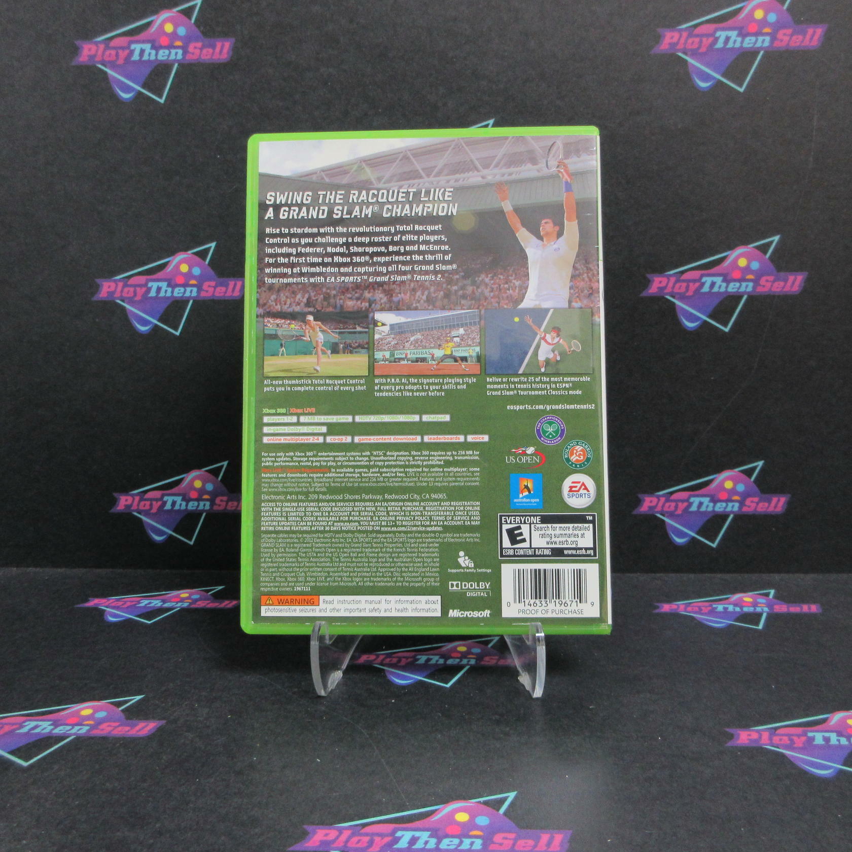 Grand Slam Tennis 2 Xbox 360 Complete - Excellent