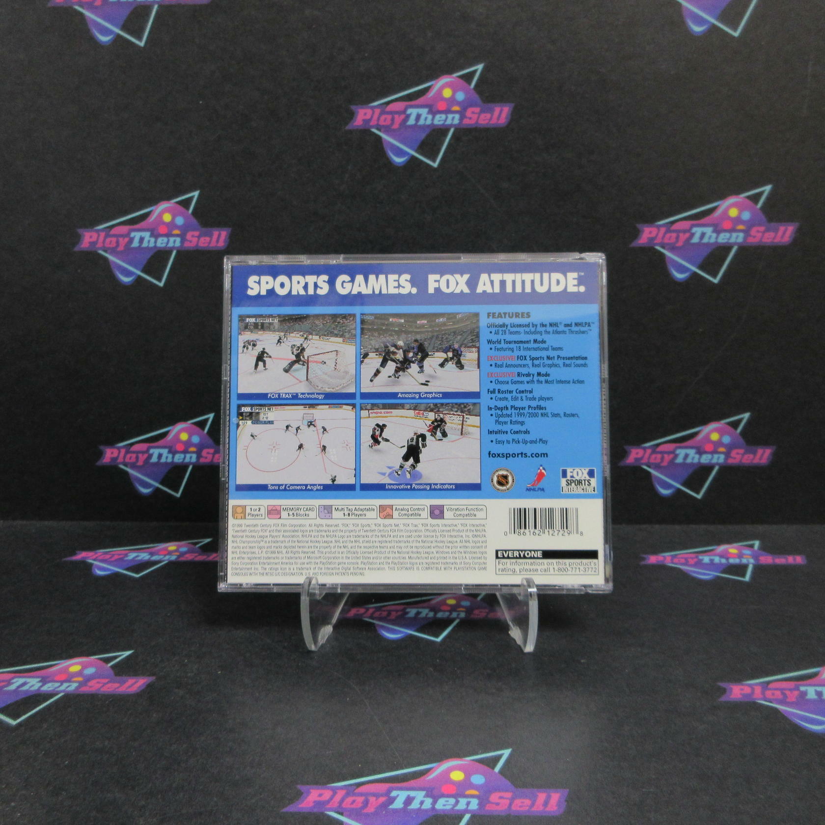 NHL Championship 2000 PS1 PlayStation1 + Reg Card Complete - Excellent