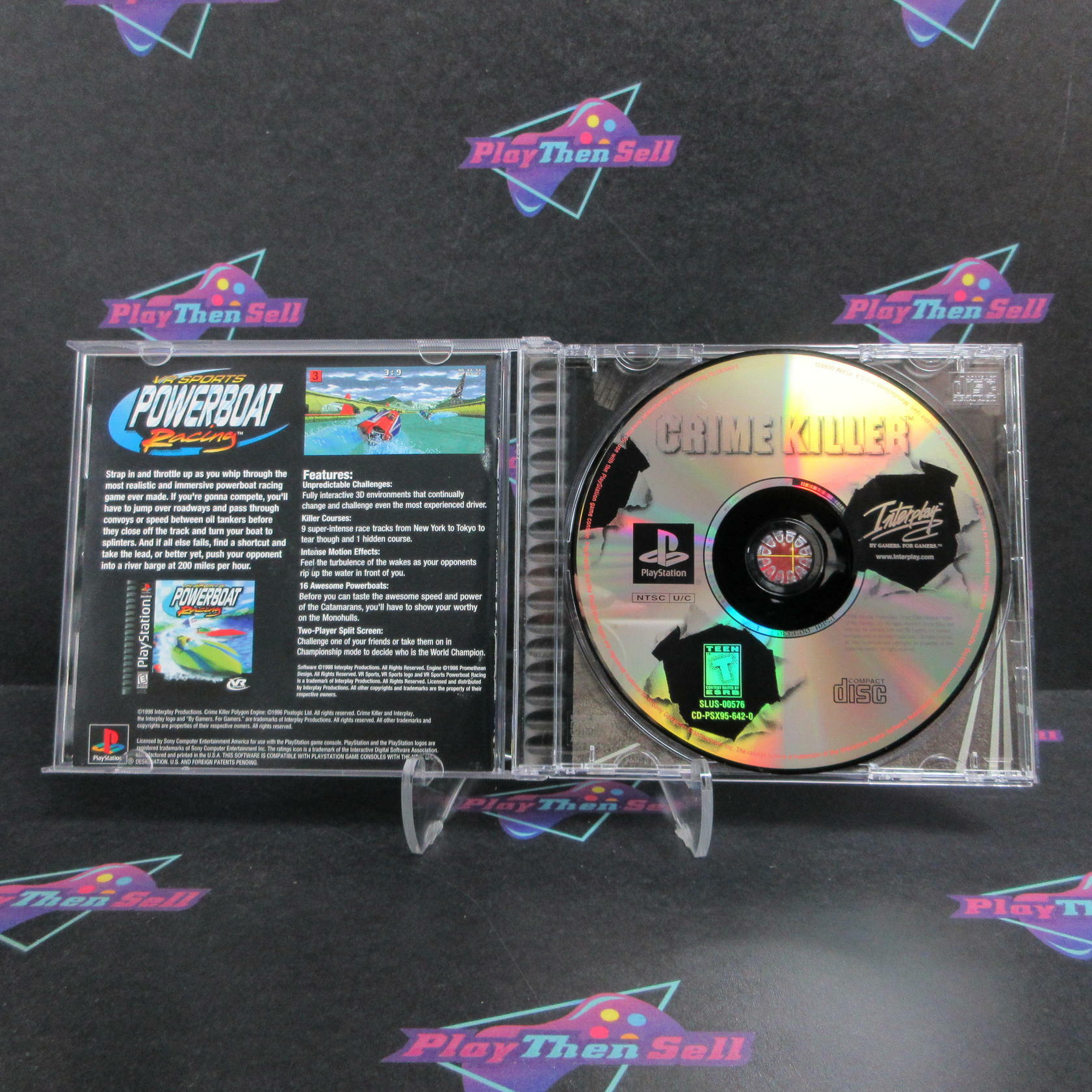 Crime Killer PS1 PlayStation 1 + Reg Card Complete - Excellent