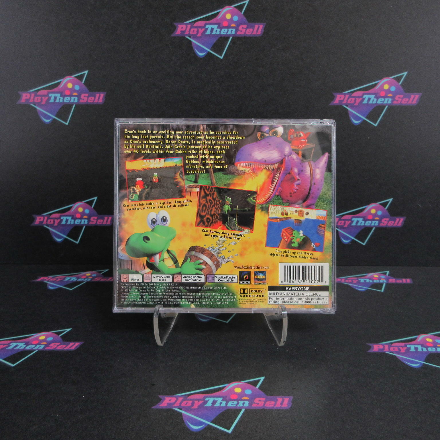 Croc 2 PS1 PlayStation 1 + Reg Card Complete - Excellent