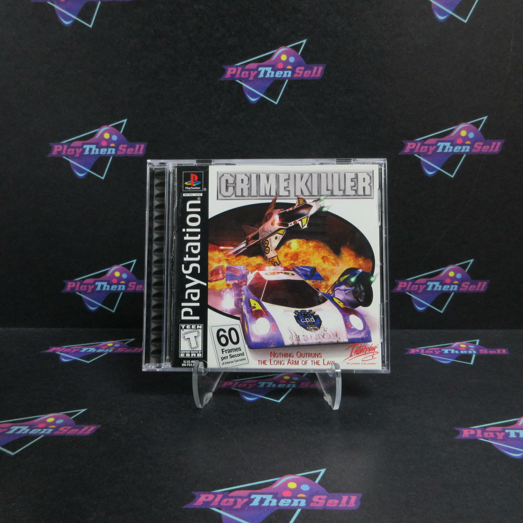 Crime Killer PS1 PlayStation 1 + Reg Card Complete - Excellent