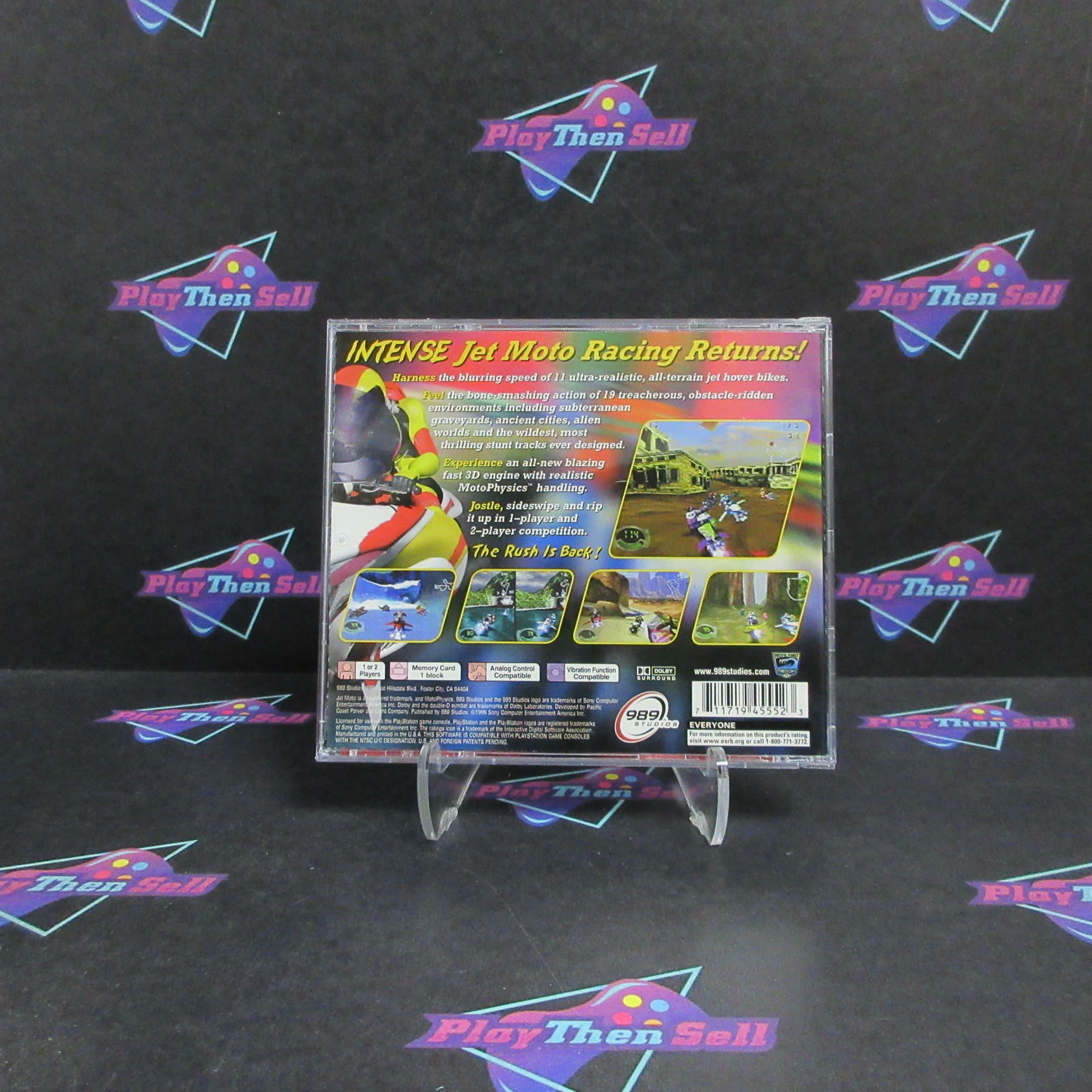 Jet Moto 3 PS1 PlayStation 1 Complete - Excellent