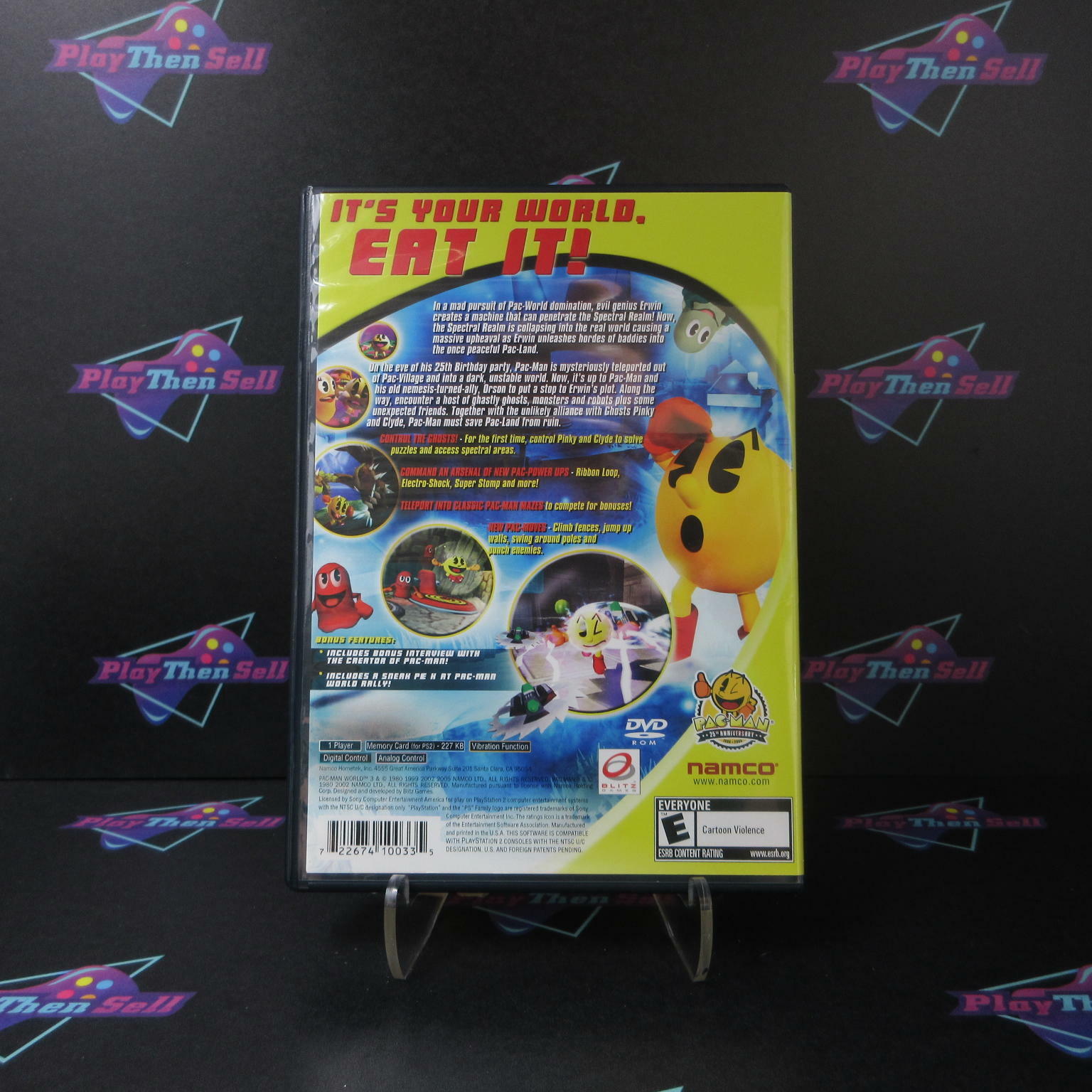 Pac-Man World 3 PS2 PlayStation 2 Complete - Excellent