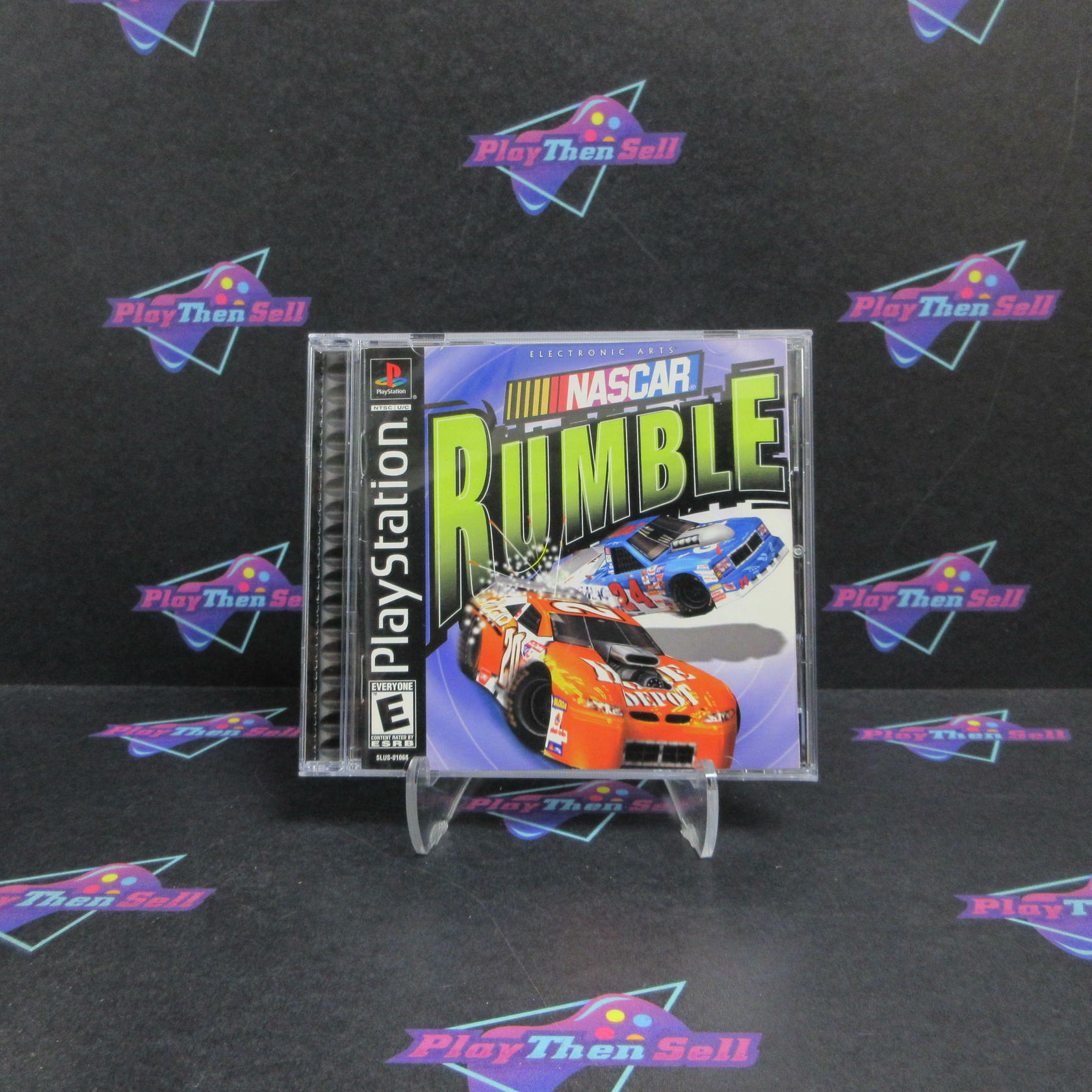 NASCAR Rumble PS1 PlayStation 1 + Reg Card Complete - Excellent