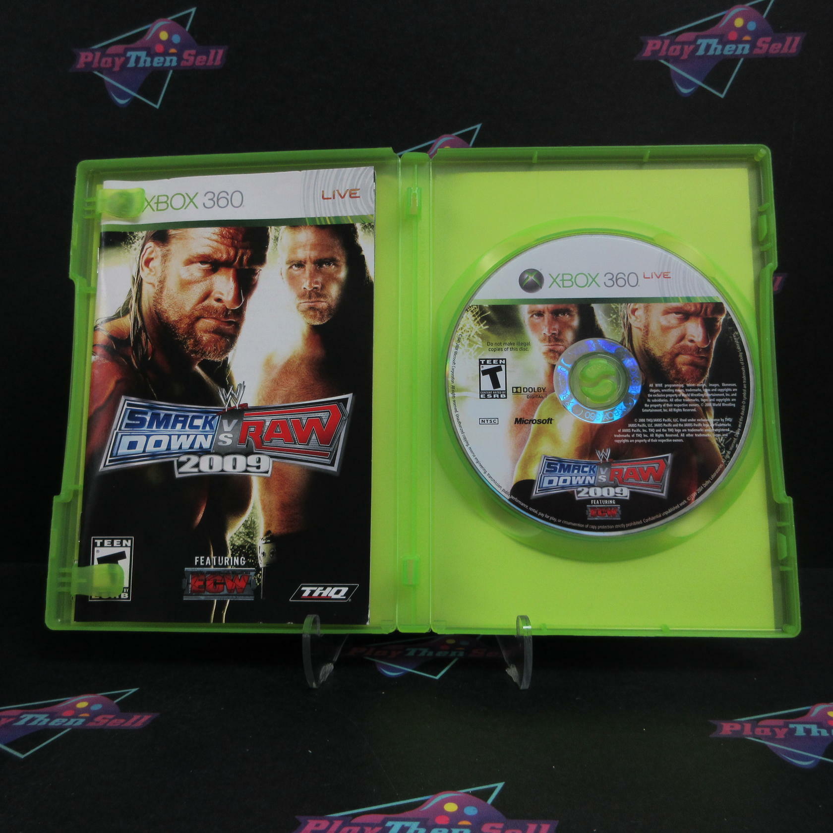 WWE Smackdown vs Raw 2009 Xbox 360 Complete - Excellent