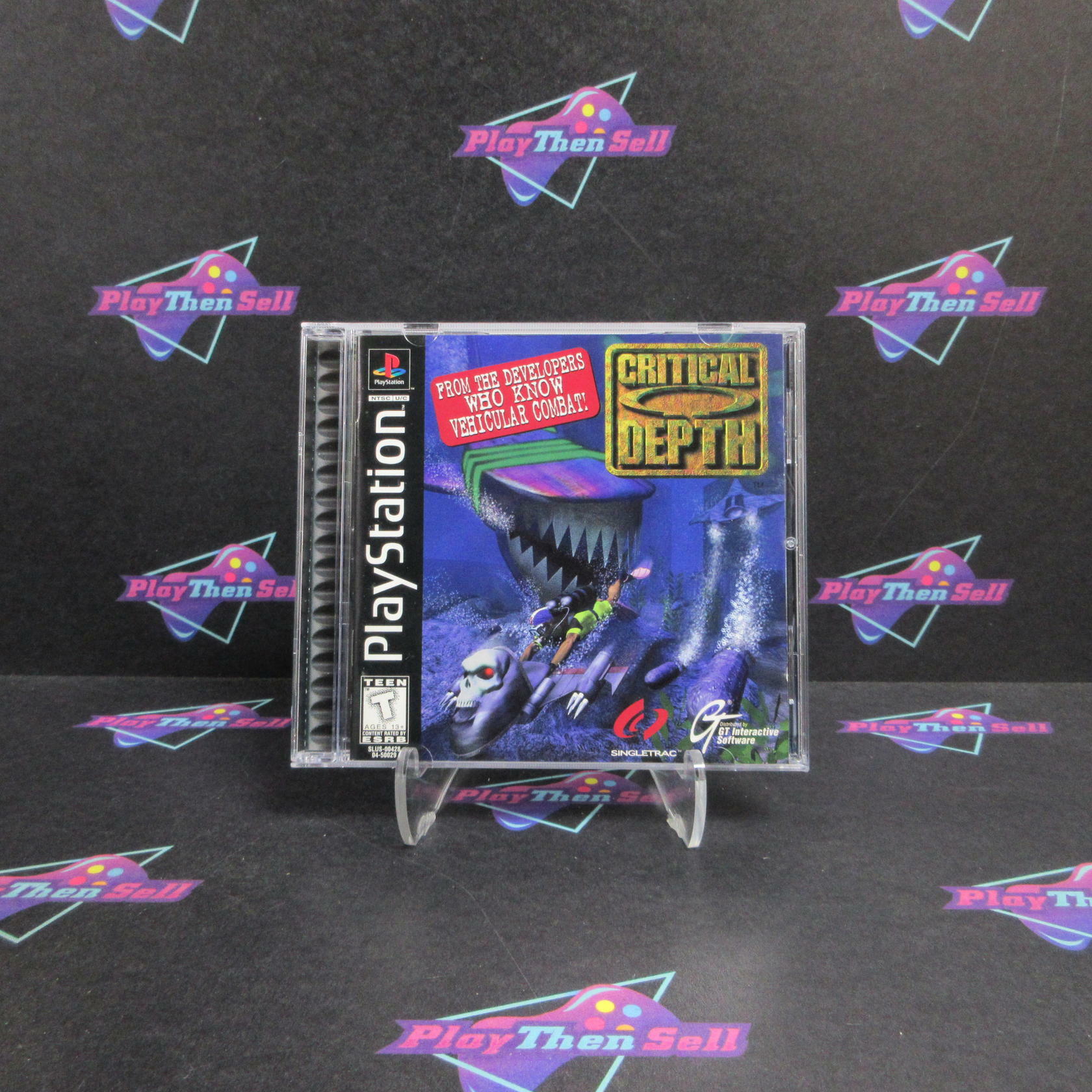 Critical Depth PS1 PlayStation 1 + Reg Card Complete - Excellent