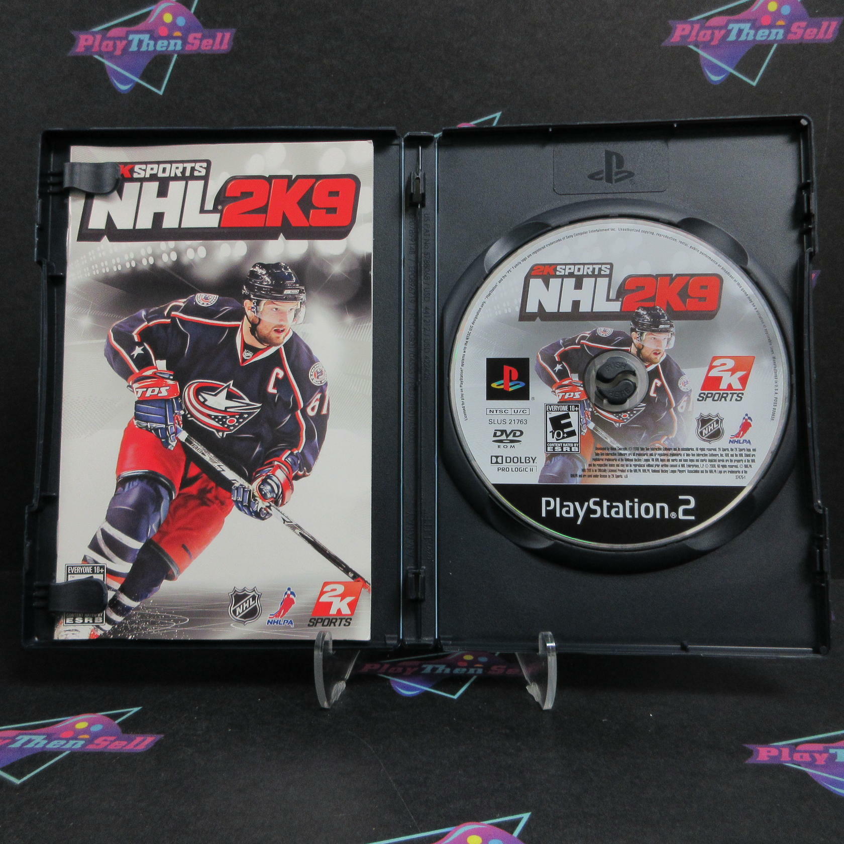 NHL 2K9 PS2 PlayStation 2 Complete - Excellent