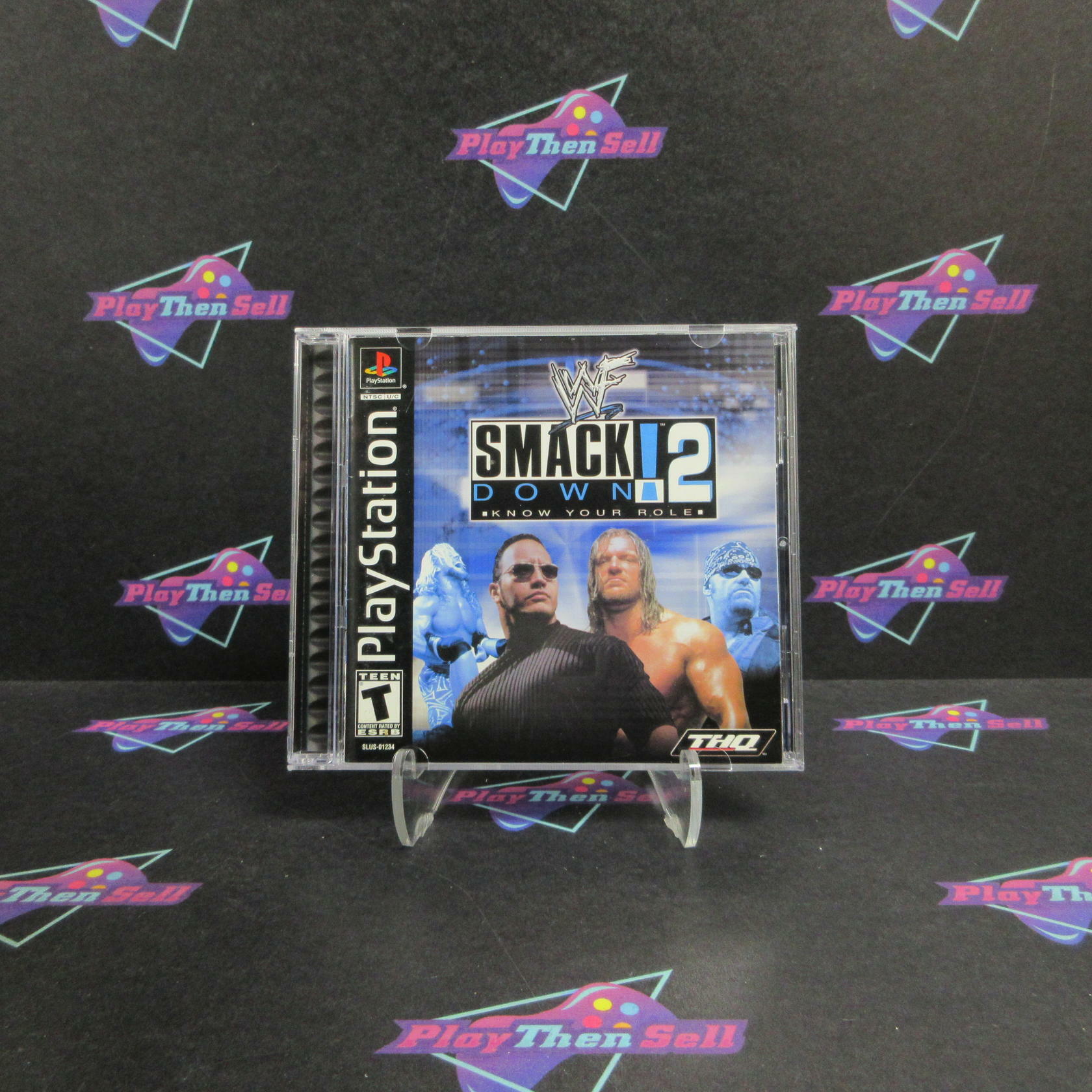 WWF Smackdown 2 Know Your Role PS1 PlayStation 1 Complete - Excellent