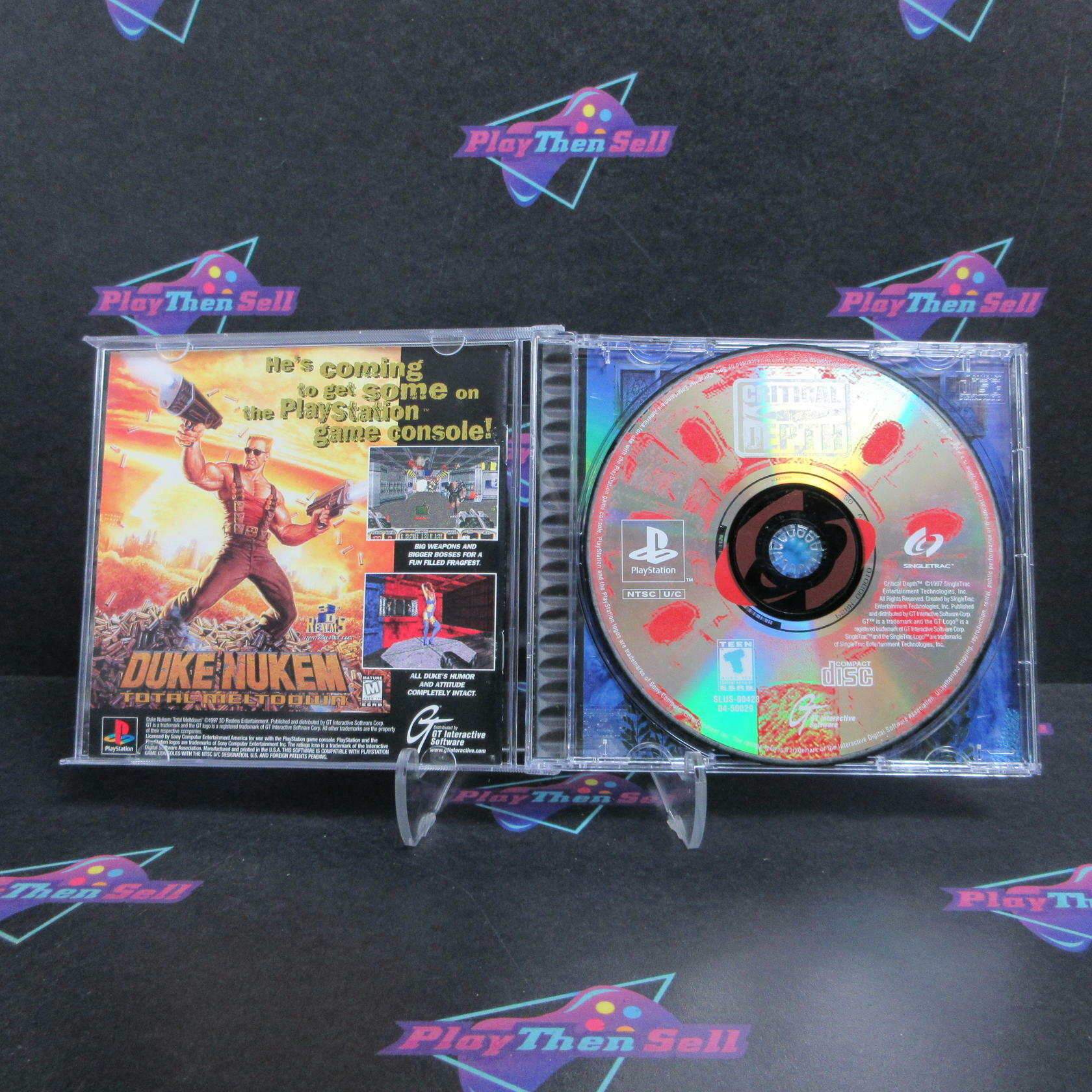 Critical Depth PS1 PlayStation 1 + Reg Card Complete - Excellent