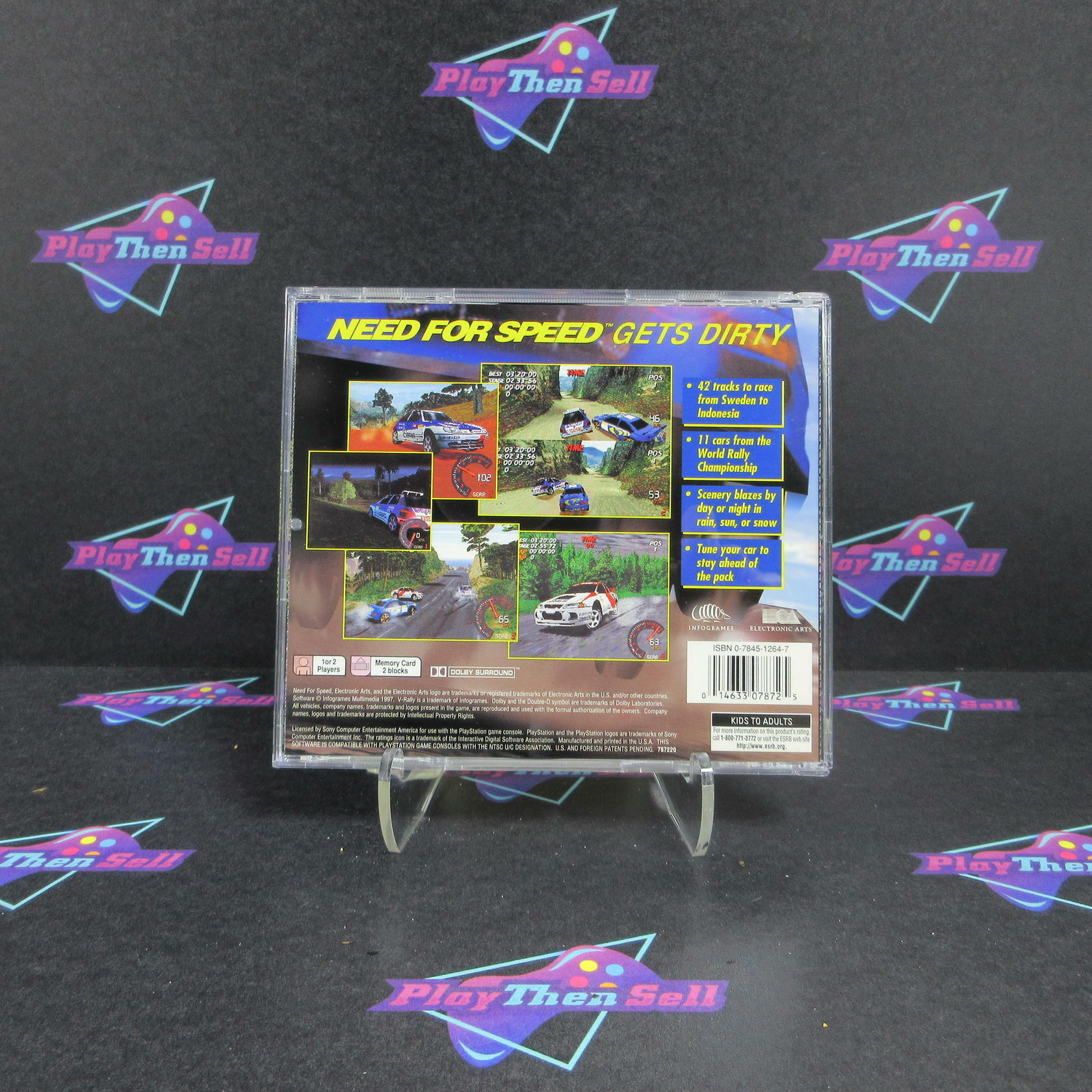 Need for Speed V Rally PS1 PlayStation 1 Complete - Excellent