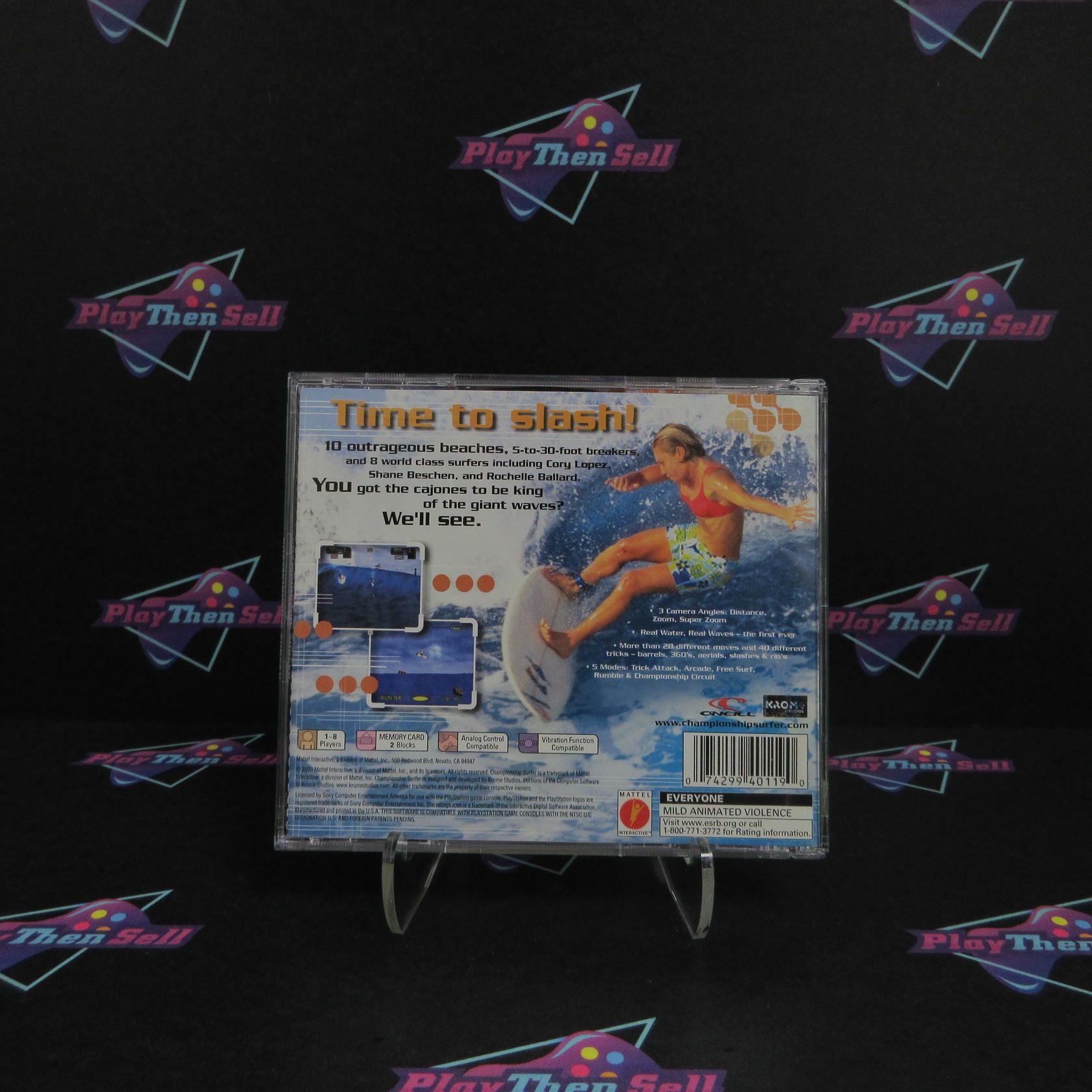 Championship Surfer PS1 PlayStation 1 Complete - Excellent