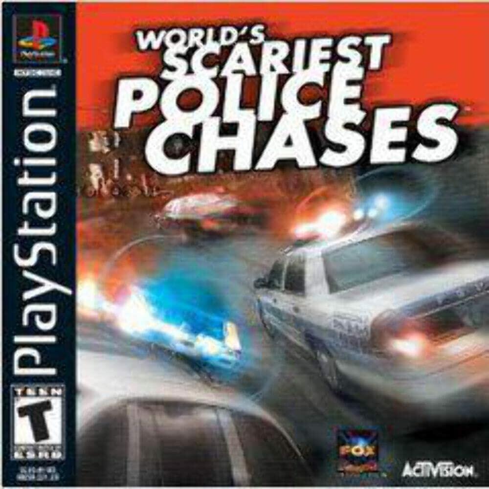 World's Scariest Police Chases PS1 PlayStation 1 + Reg Card Complete - Excellent