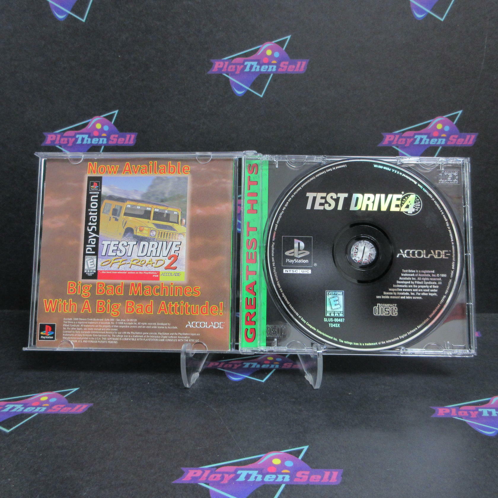 Test Drive 4 PS1 PlayStation 1 GH + Reg Card Complete - Excellent