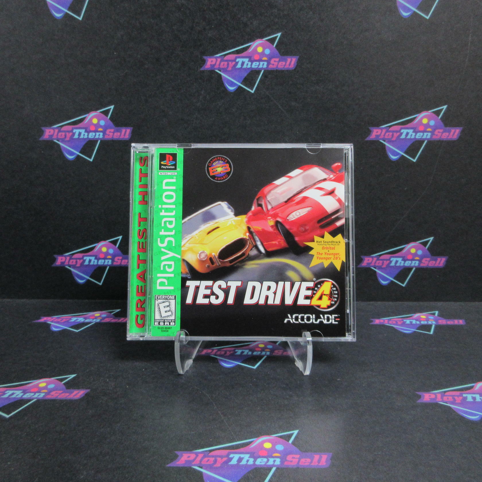 Test Drive 4 PS1 PlayStation 1 GH + Reg Card Complete - Excellent