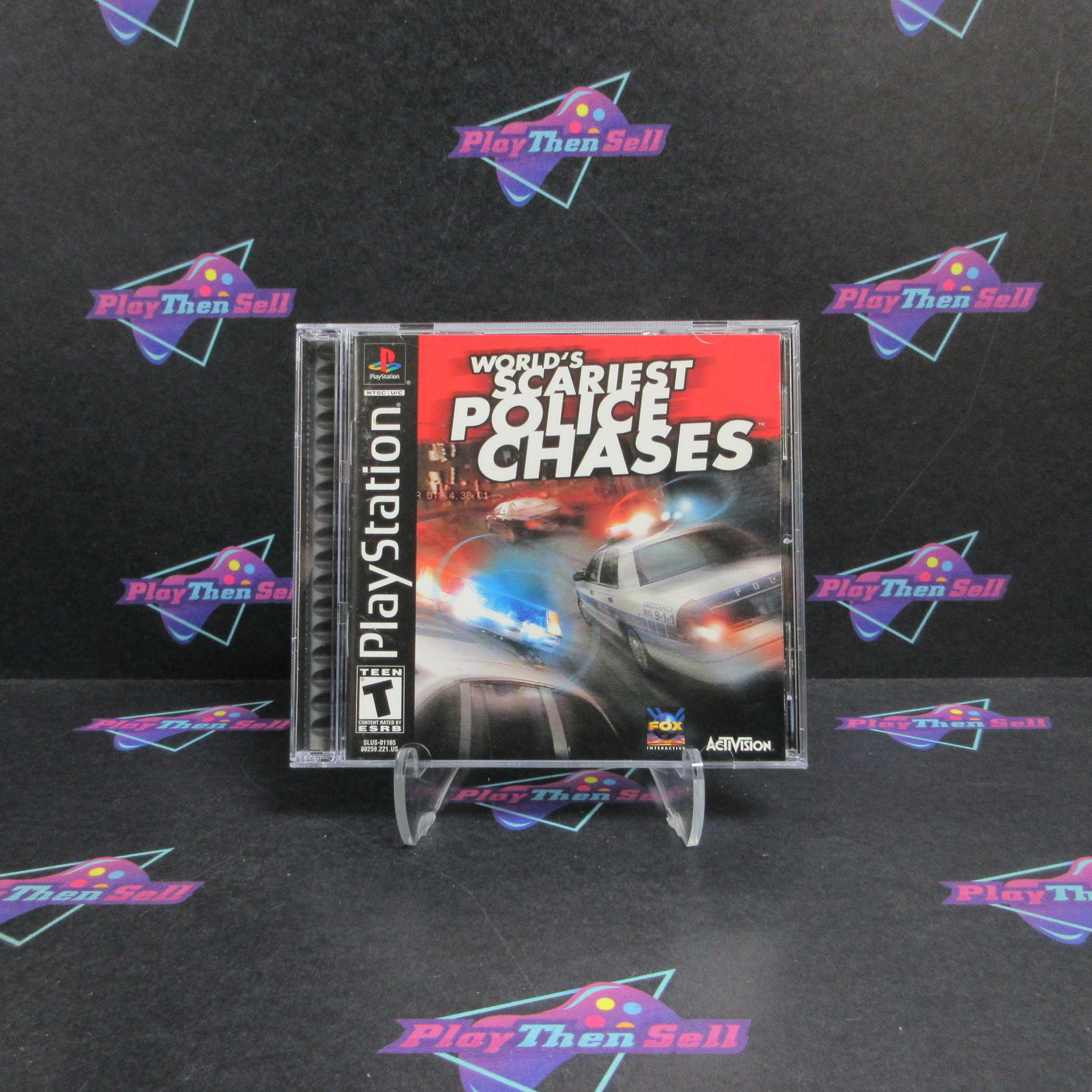 World's Scariest Police Chases PS1 PlayStation 1 + Reg Card Complete - Excellent
