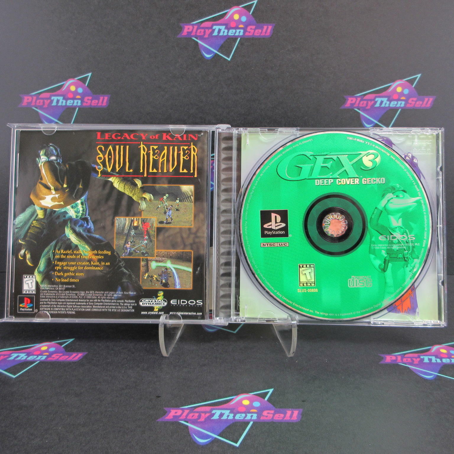 Gex 3 Deep Cover Gecko PS1 PlayStation 1 + Reg Card Complete - Excellent
