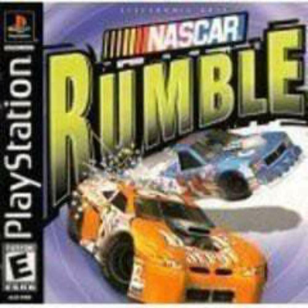 NASCAR Rumble PS1 PlayStation 1 + Reg Card Complete - Excellent