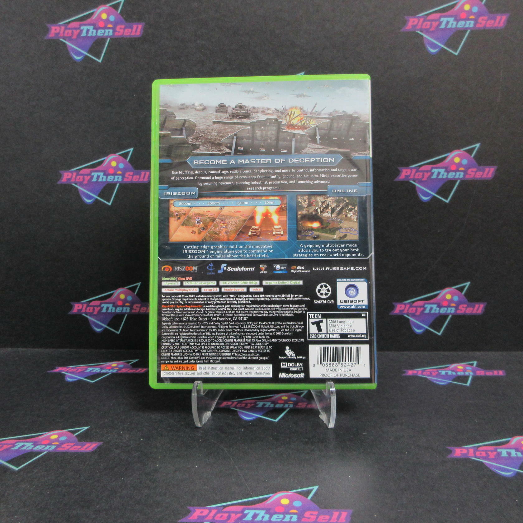 R.U.S.E. RUSE Xbox 360 Complete - Excellent