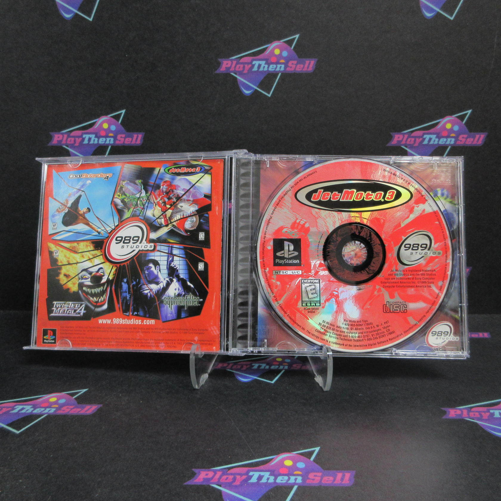 Jet Moto 3 PS1 PlayStation 1 Complete - Excellent