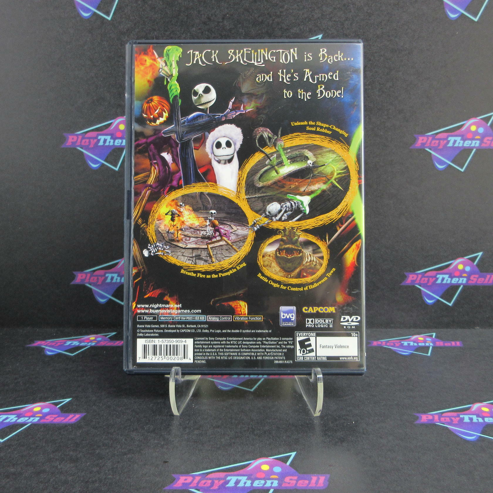 The Nightmare Before Christmas Oogies Revenge PS2 PlayStation 2 CIB - Excellent