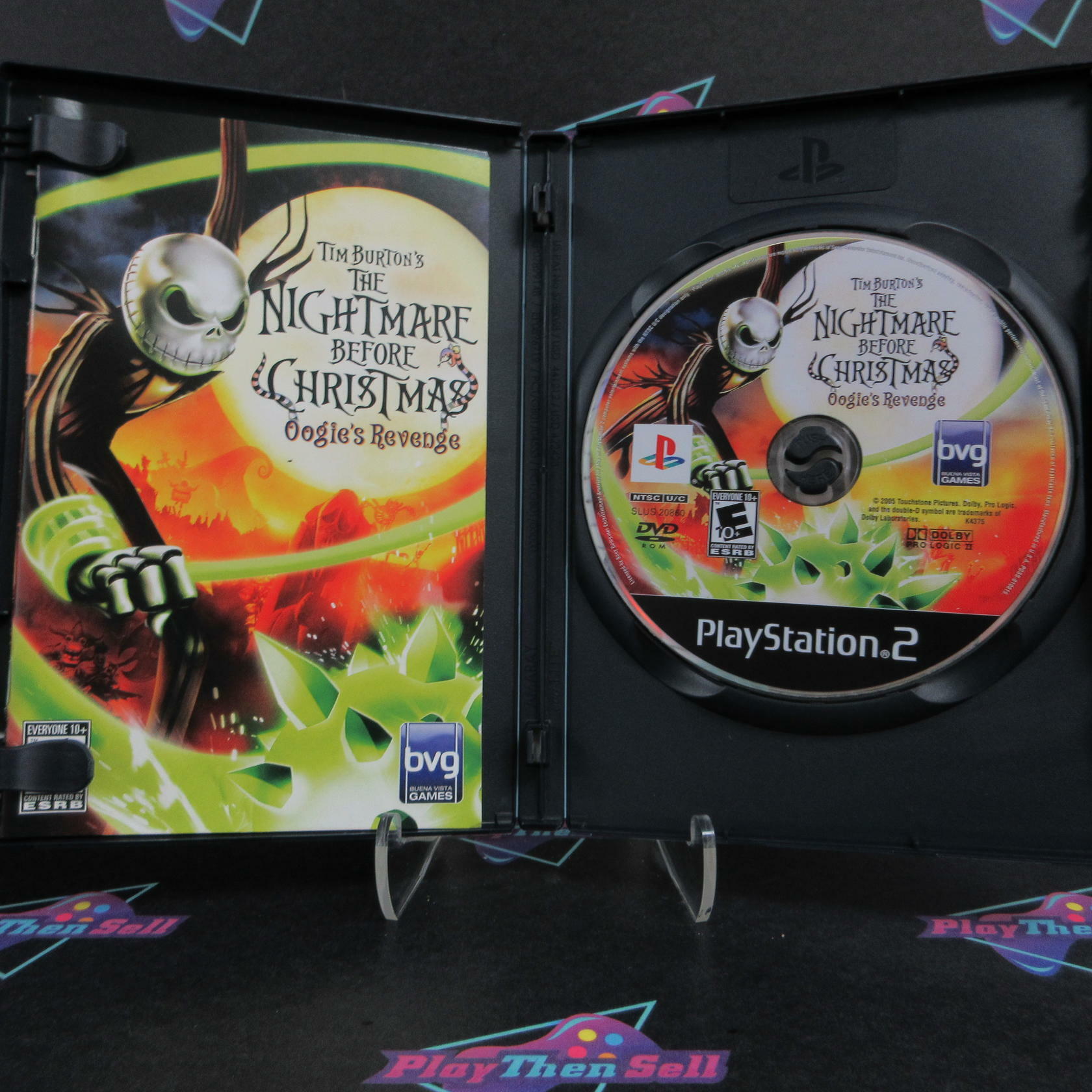 The Nightmare Before Christmas Oogies Revenge PS2 PlayStation 2 CIB - Excellent
