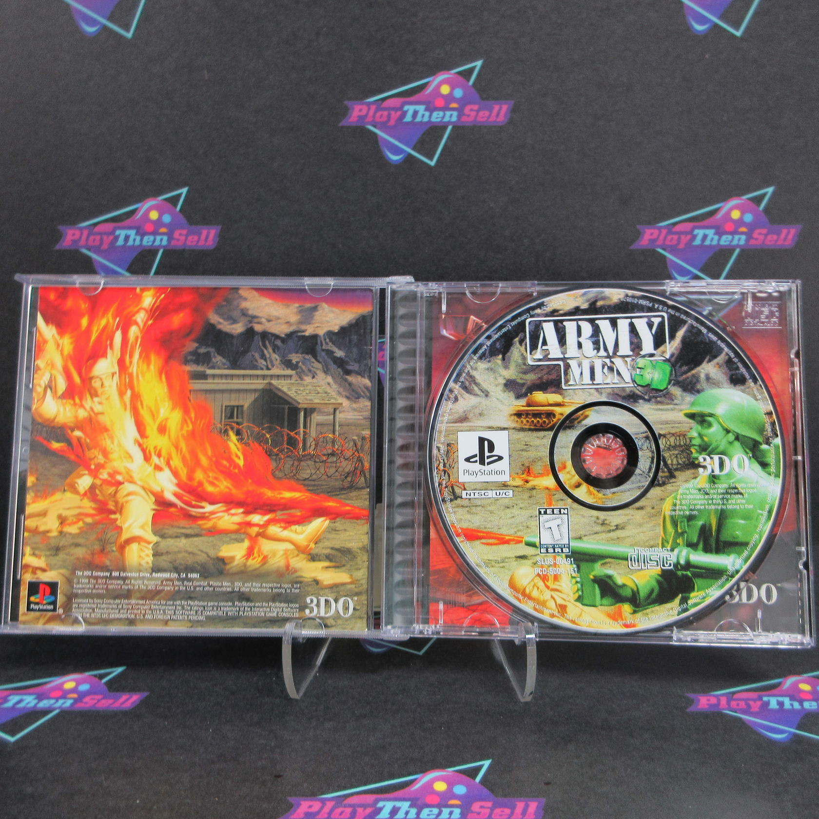 Army Men 3D PS1 PlayStation 1 + Reg Card - Like New
