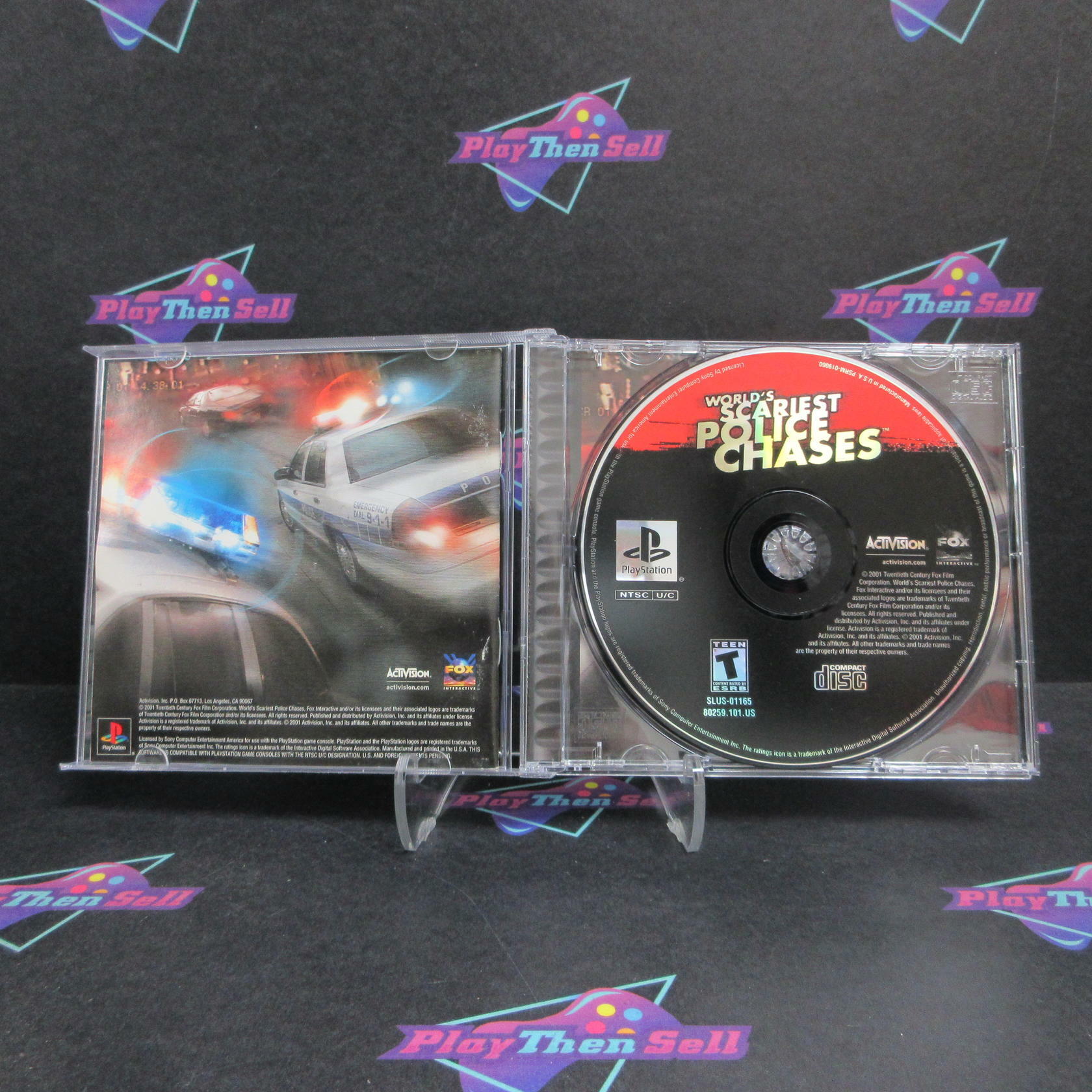 World's Scariest Police Chases PS1 PlayStation 1 + Reg Card Complete - Excellent