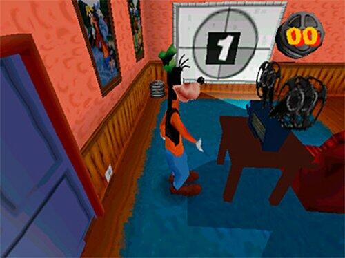 Disney's Goofy's Fun House PS1 PlayStation 1 + Reg Card - Like New