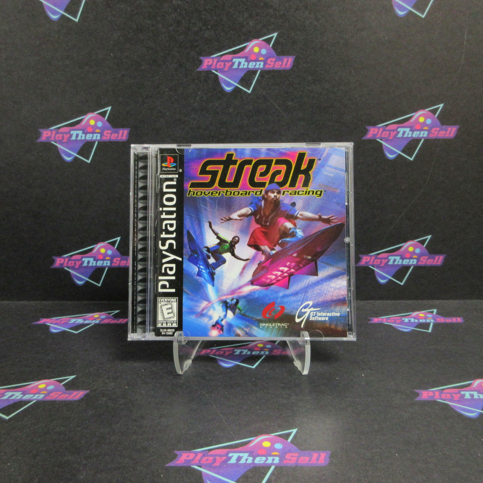 Streak Hoverboard Racing PS1 PlayStation 1 + Reg Card Complete - Excellent
