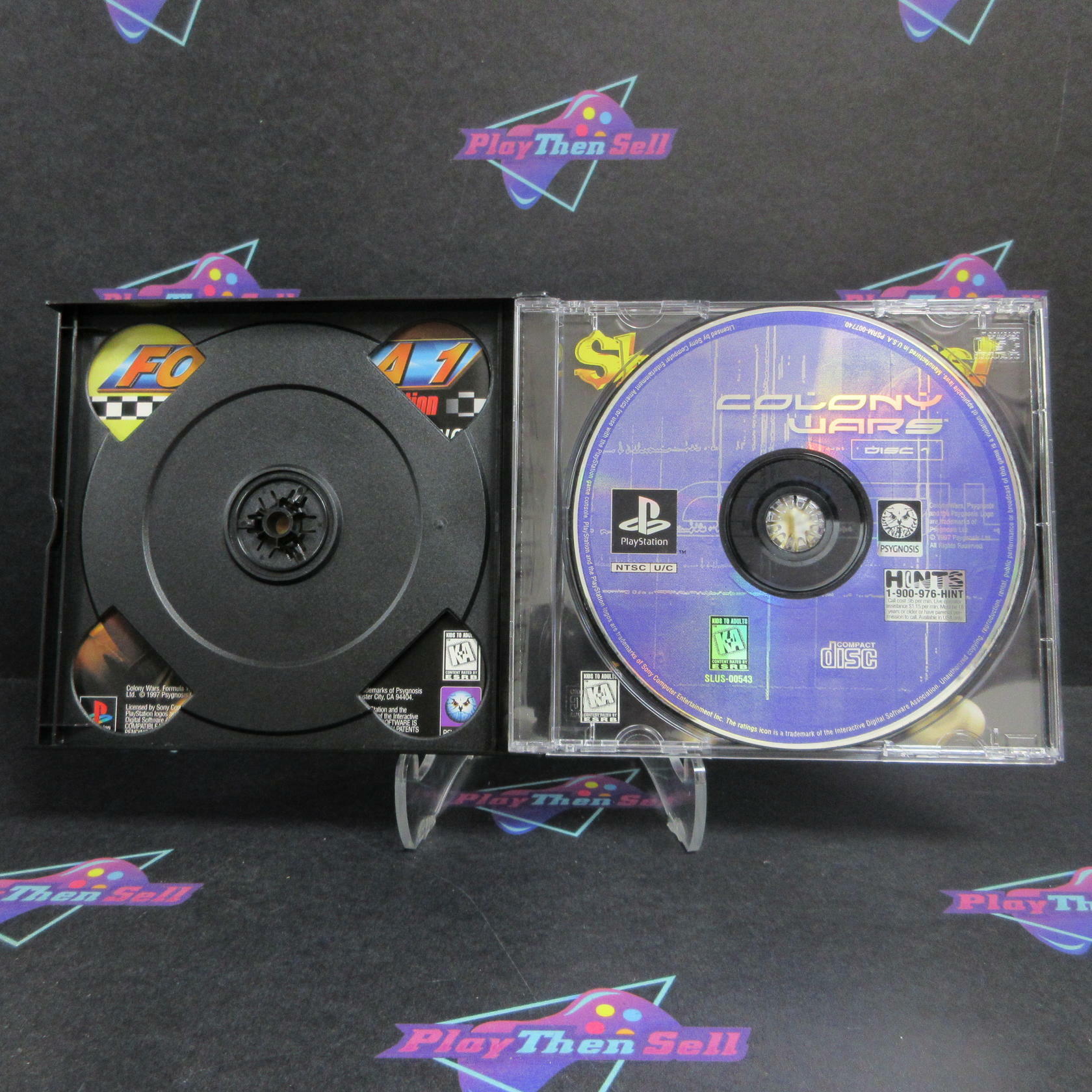 Colony Wars PS1 PlayStation1 + Reg Card Complete - Excellent