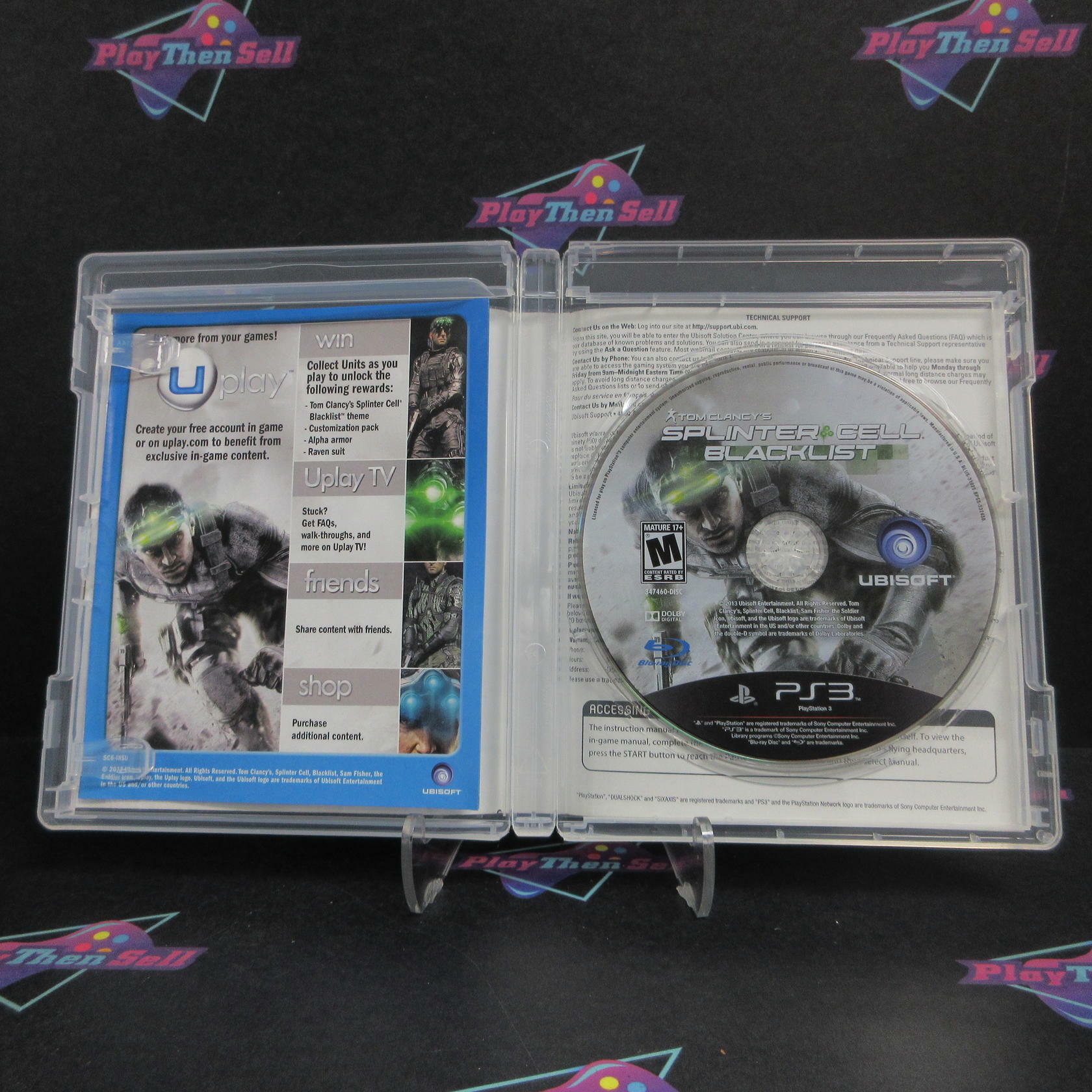Tom Clancy's Splinter Cell Blacklist PS3 PlayStation 3 Complete - Excellent