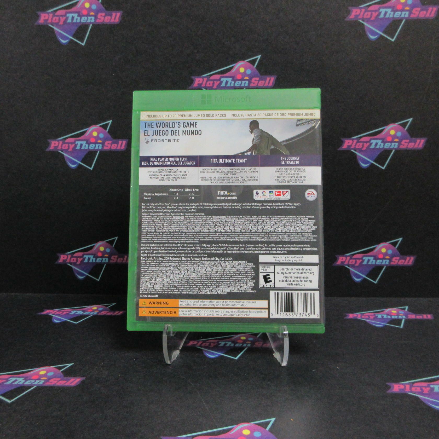 FIFA 18 Ronaldo Edition Xbox One Complete - Refurbished