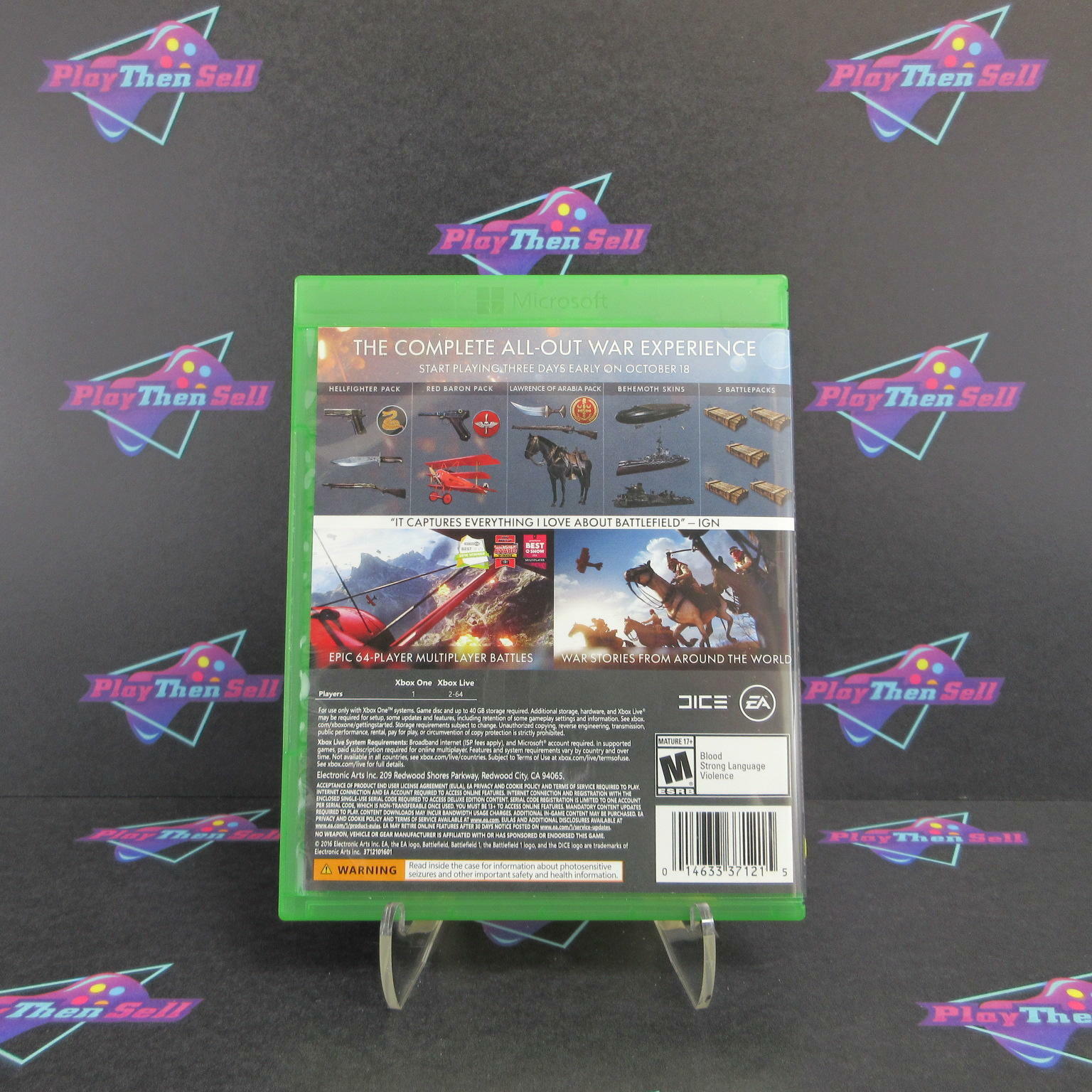 Battlefield 1 Early Enlister Deluxe Edition Xbox One - Like New