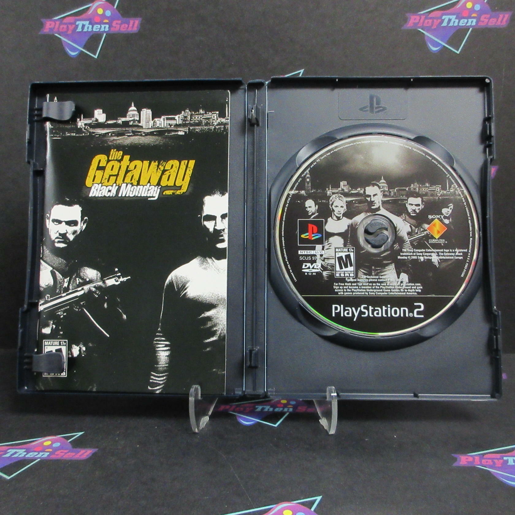The Getaway Black Monday PS2 PlayStation 2 + Reg Card Complete - Excellent