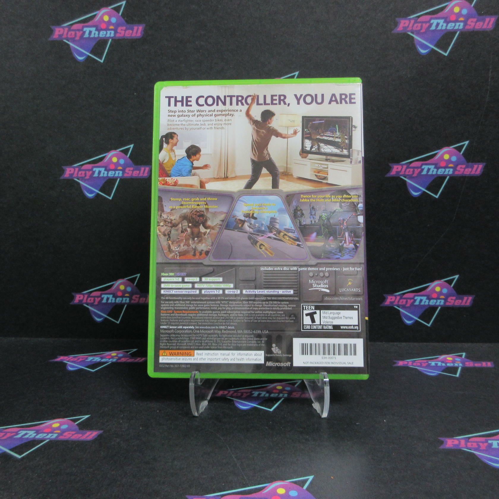 Kinect Star Wars Xbox 360 AD Complete CIB - Very Good