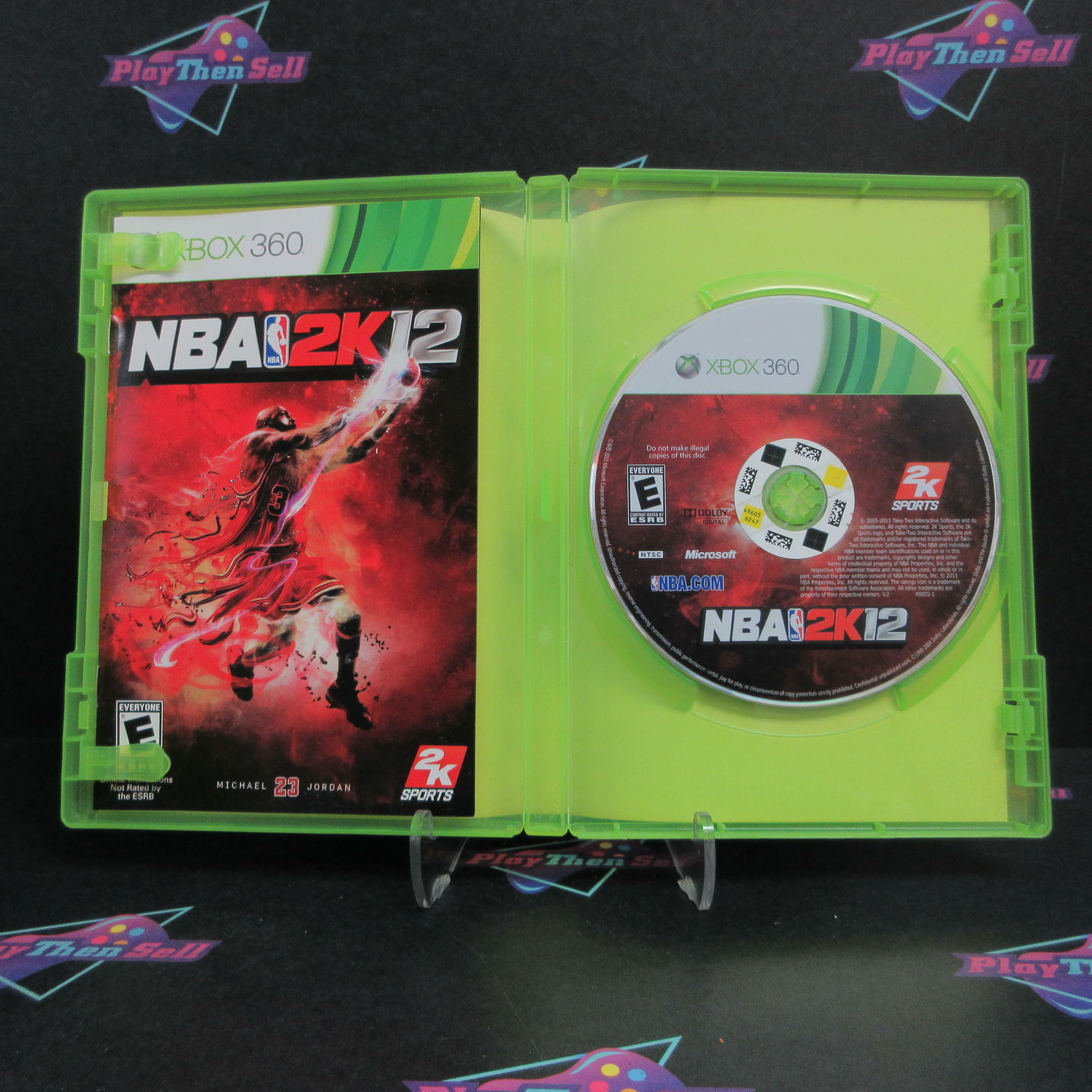 NBA 2k12 Michael Jordan Xbox 360 DD Complete CIB - Very Good